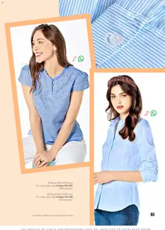 Vista previa de SC Pakar catálogo Ropa, nuevo folleto de la tienda, válido en México a partir del 30.01.2026 | Página: 61 | Productos: Blusa, Algodón