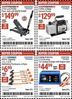 Harbor Freight Weekly Ad - valid from 14.07.2025 | Page: 8 | Products: Vacuum, Pump, Charger