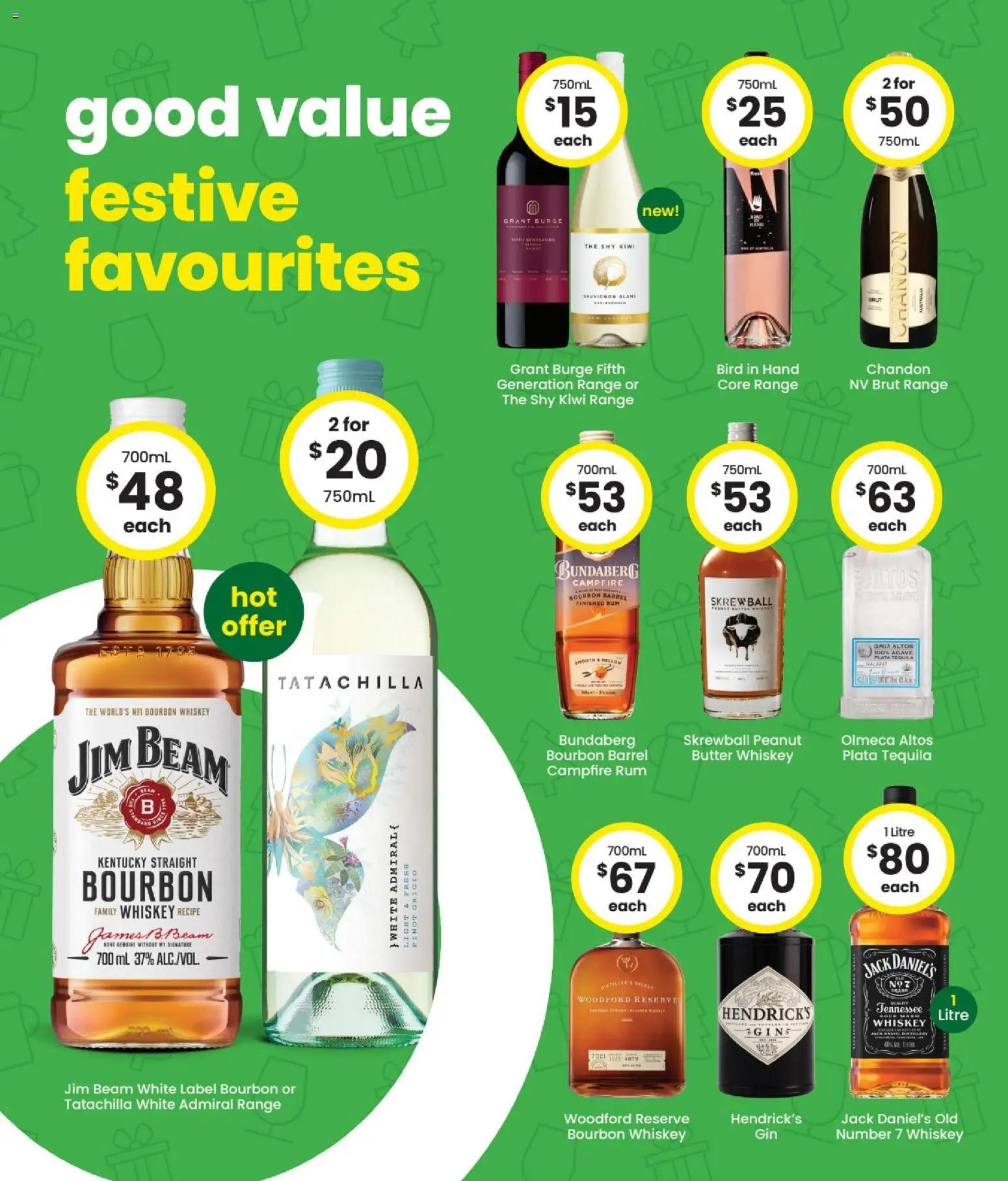 The Bottle-O catalogue - valid from 10.11.2025 | Page: 4 | Products: Light, Butter, Bourbon, Whiskey
