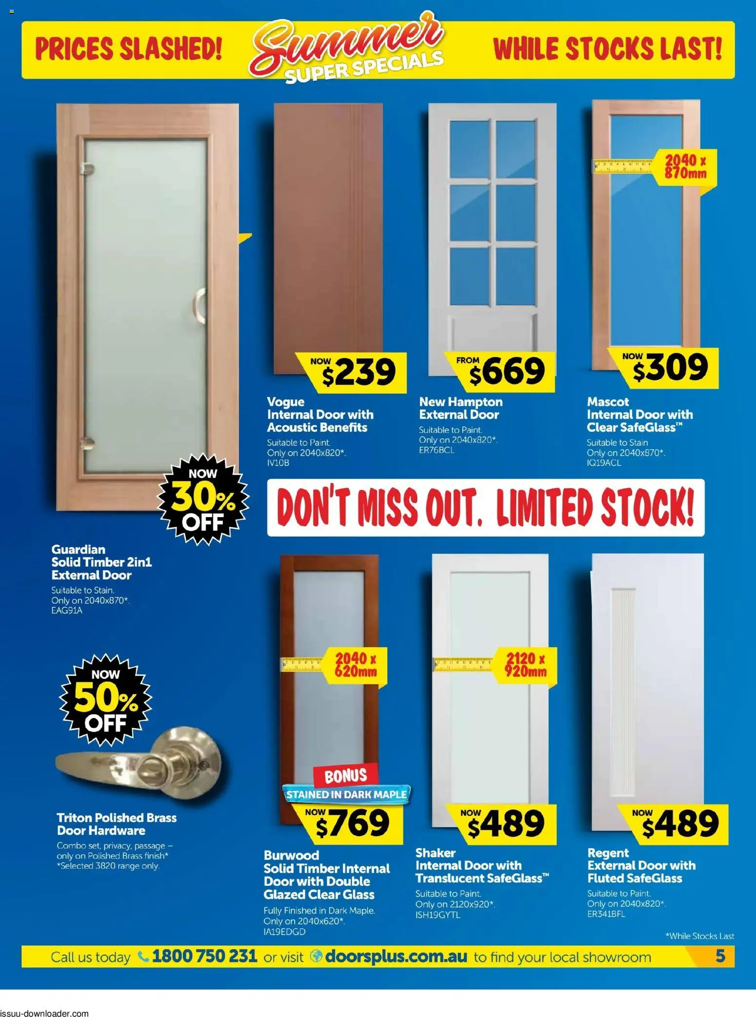 Doors Plus catalogue - valid from 01.12.2025 | Page: 5 | Products: Door