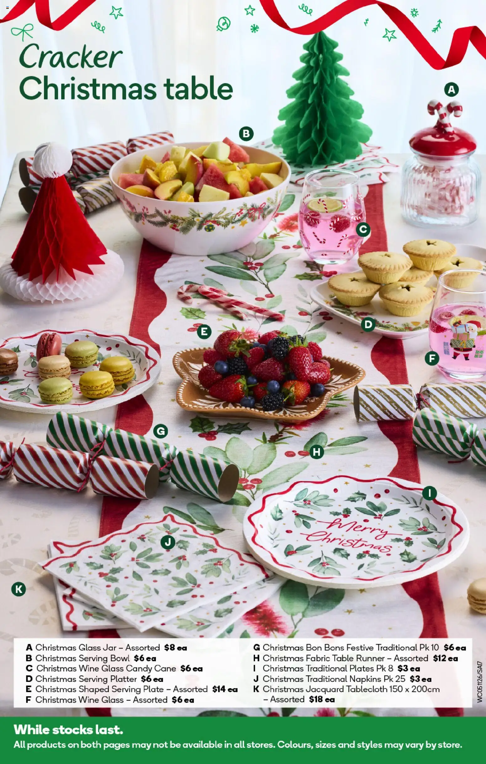 Woolworths catalogue - valid from 05.11.2025 | Page: 17 | Products: Table, Wine, Napkins, Table runner