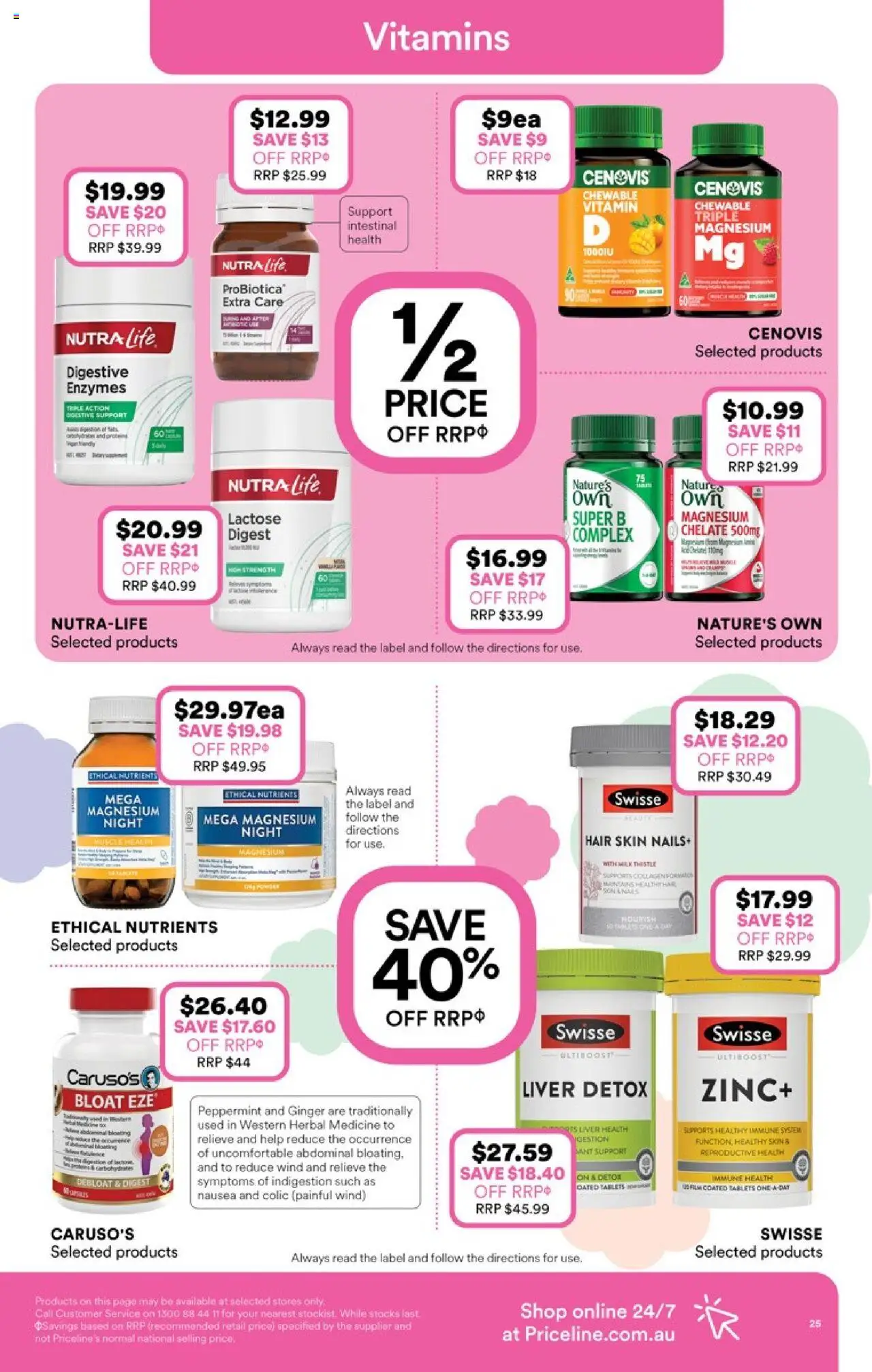 Priceline Pharmacy catalogue - valid from 11.09.2025 | Page: 25 | Products: Ginger, Tablets, Vitamin, Zinc