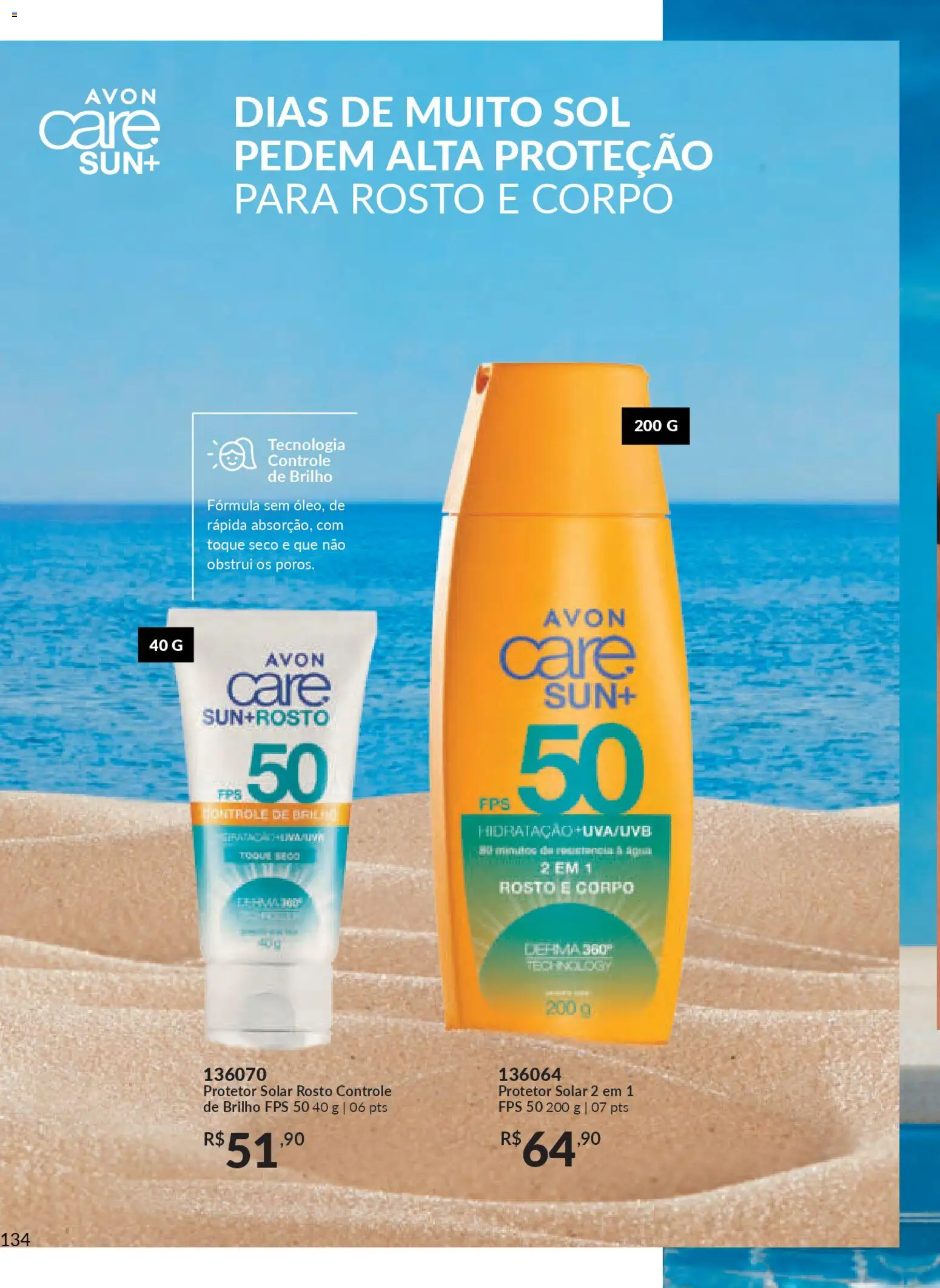 Avon Folheto - válido de 21.11.2025 | Página: 134 | Produtos: Protetor solar