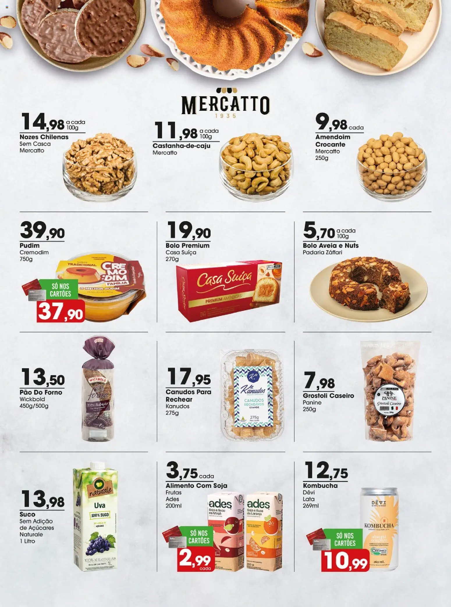 Zaffari Folheto - válido de 28.04.2026 | Página: 12 | Produtos: Pão, Abacaxi, Bolo, Aveia