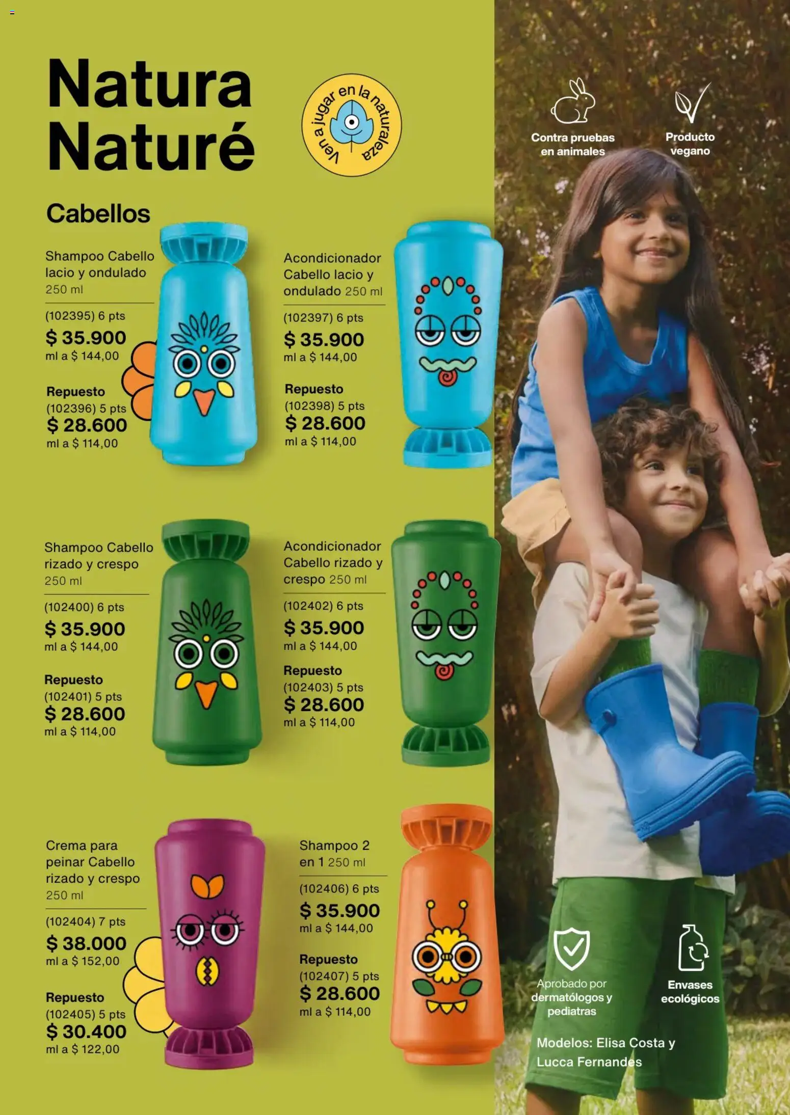 Natura revista - valida desde el 02.01.2026 | Página: 144 | Productos: Crema, Shampoo, Acondicionador