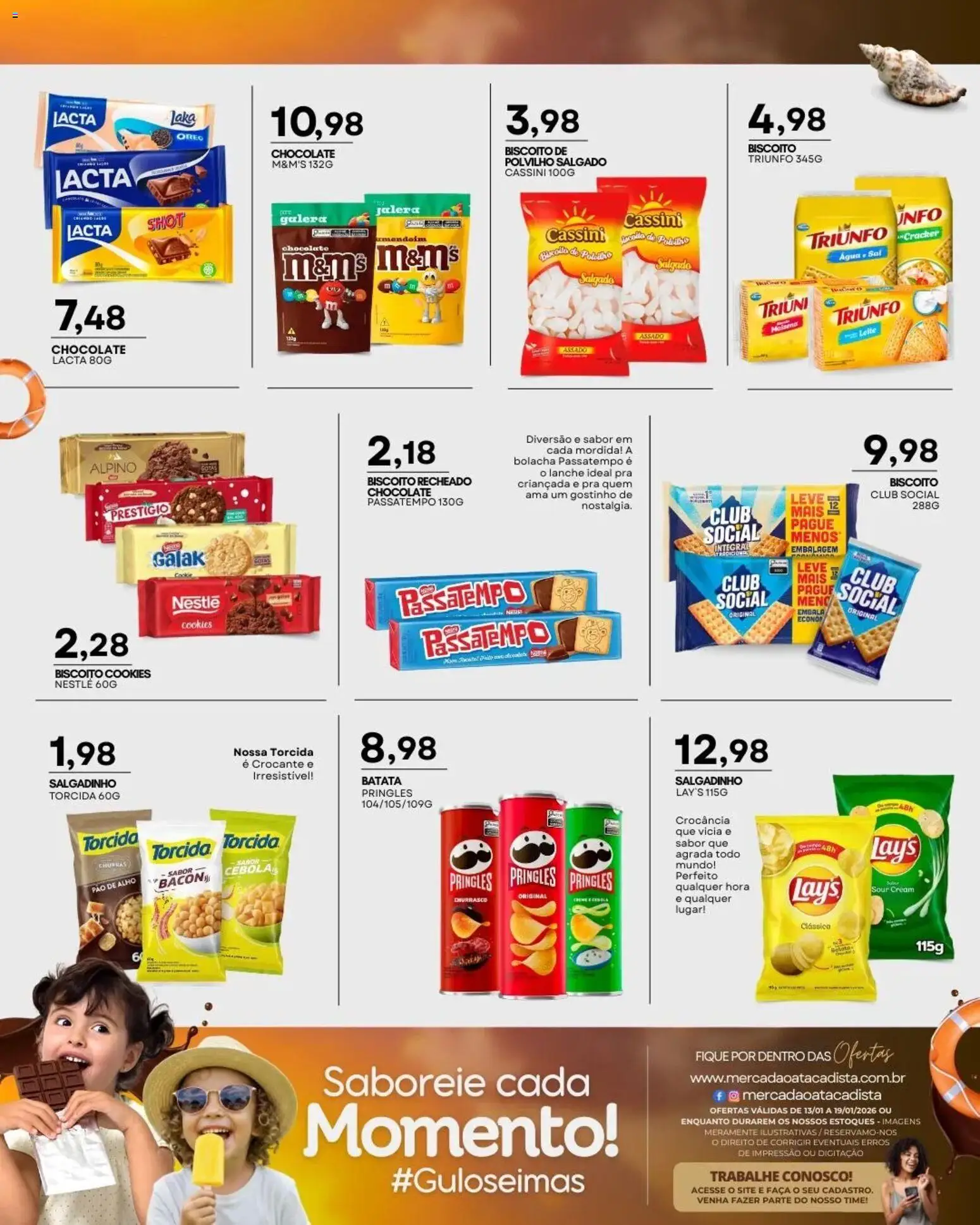 Mercadão Atacadista Folheto - válido de 13.01.2026 | Página: 7 | Produtos: Alho, Leite, Bolacha, Batata