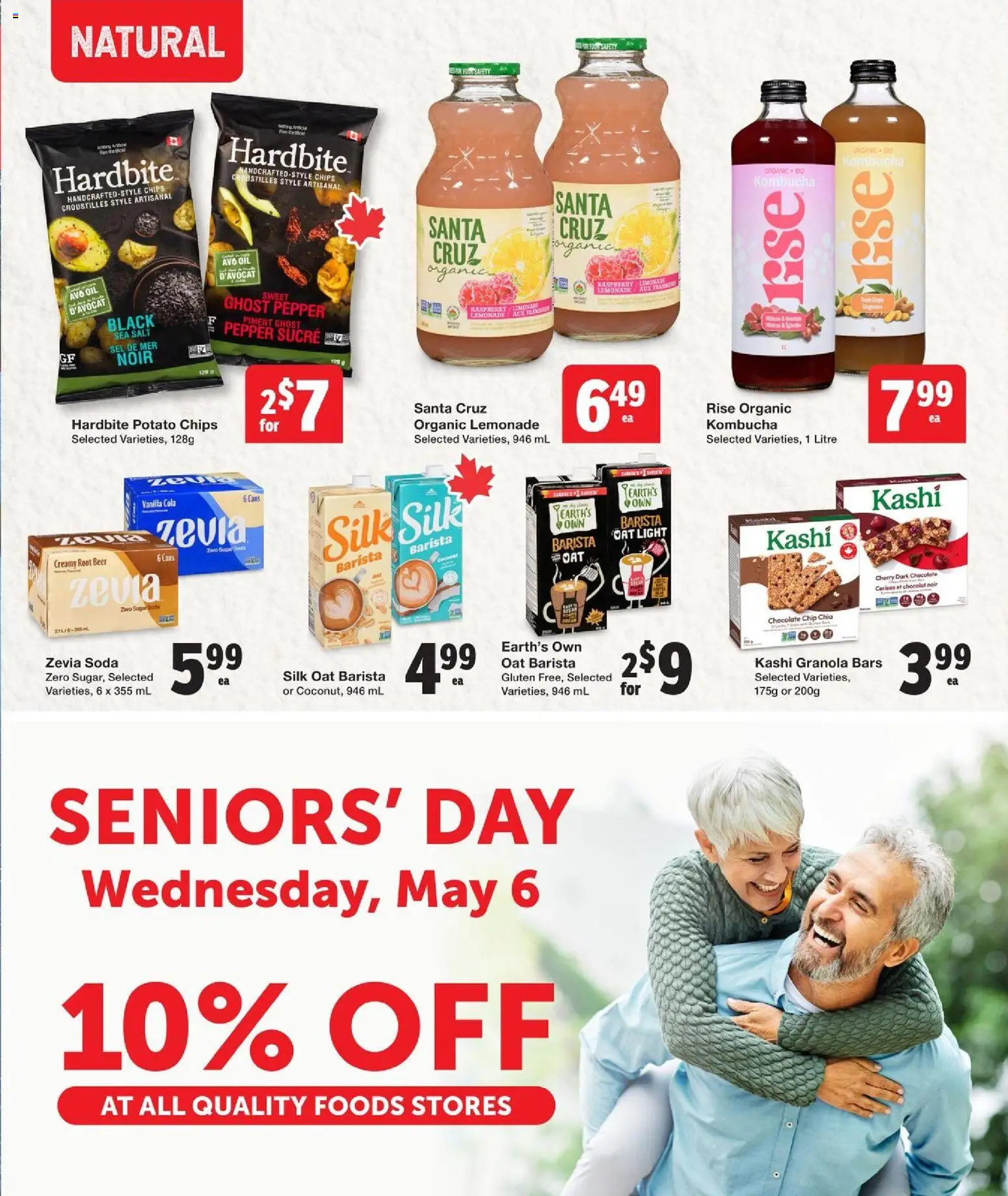 Quality Foods flyer valid from 30.04.2026 | Page: 14 | Products: Chips, Oil, Chocolate, Beer