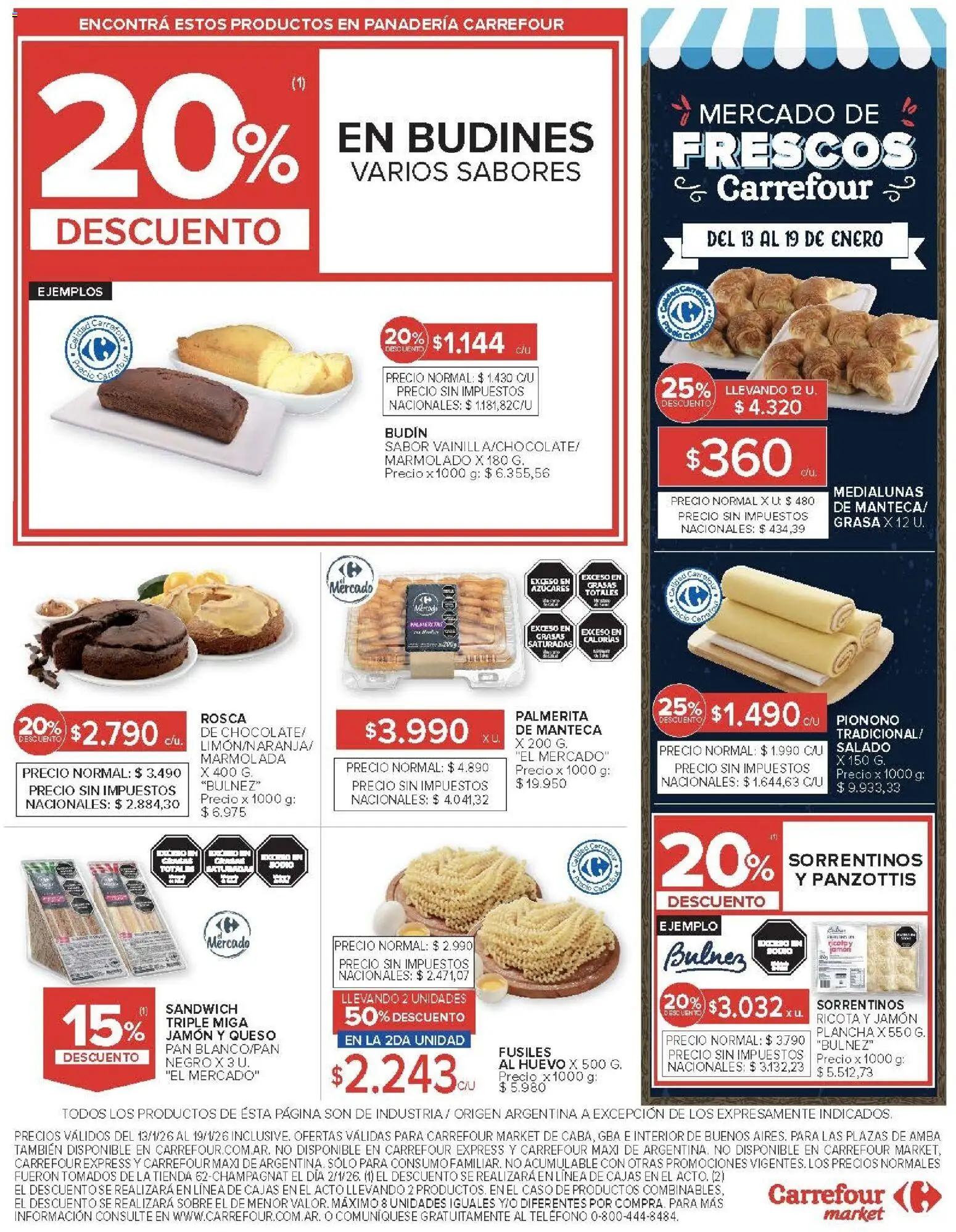 Carrefour ofertas │ válido desde el 13.01.2026 | Página: 55 | Productos: Teléfono, Caso, Queso, Jamón
