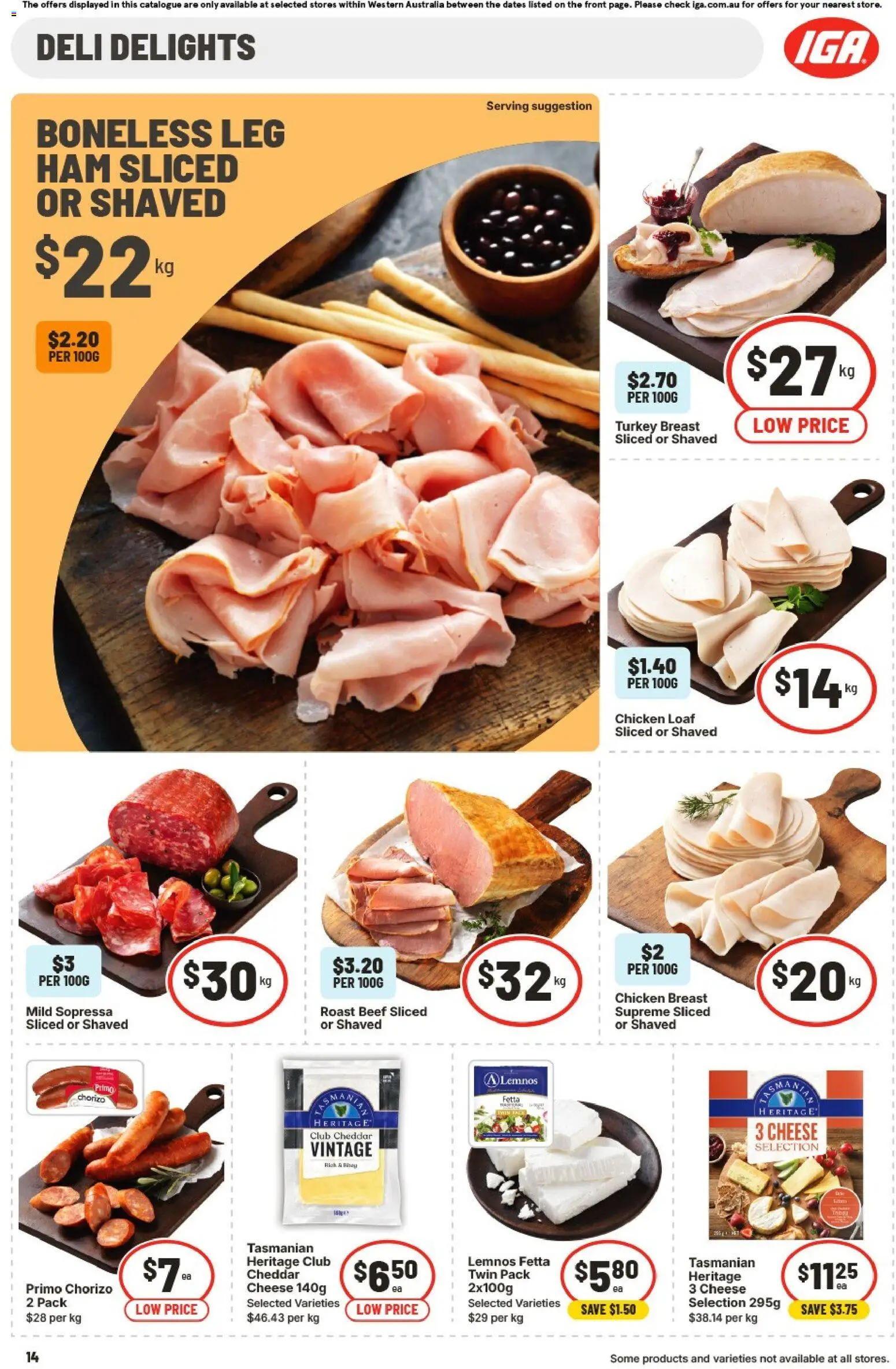 IGA catalogue - valid from 04.02.2026 | Page: 21 | Products: Ham, Chicken, Beef, Turkey