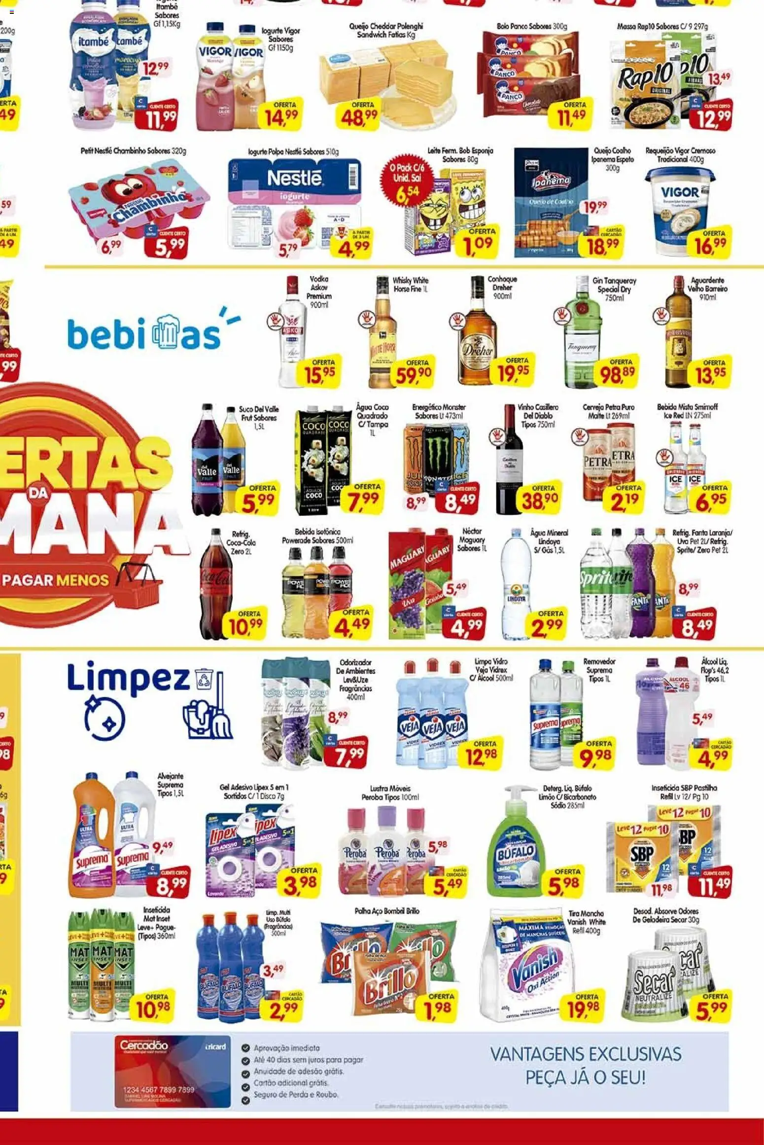 Cercadão Folheto - válido de 17.04.2026 | Página: 3 | Produtos: Leite, Iogurte, Suco, Monster