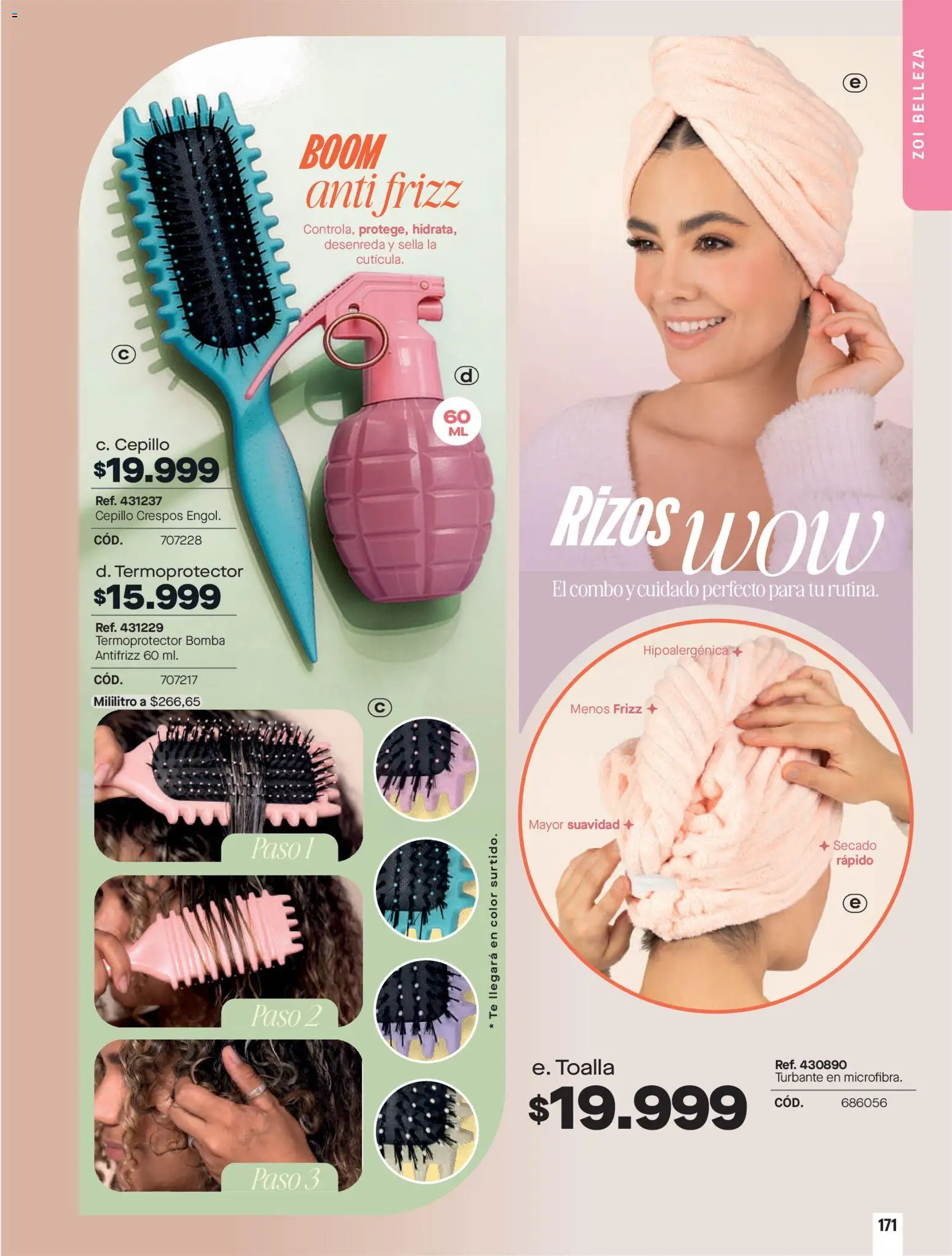 Carmel revista - valida desde el 01.06.2026 | Página: 171 | Productos: Té, Toalla, Cepillo