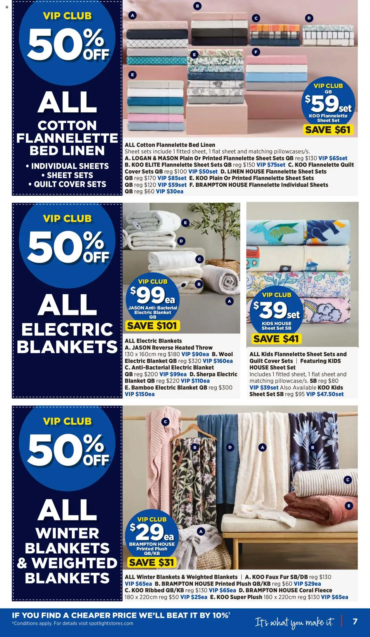 Spotlight catalogue - valid from 04.06.2025 | Page: 7 | Products: Fur, Linen, Bed, Blanket