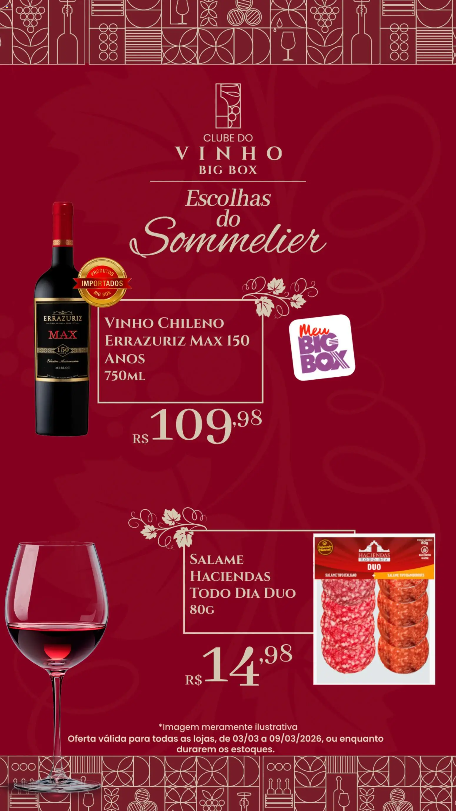 Big Box Folheto - válido de 03.03.2026 | Página: 7 | Produtos: Salame, Vinho