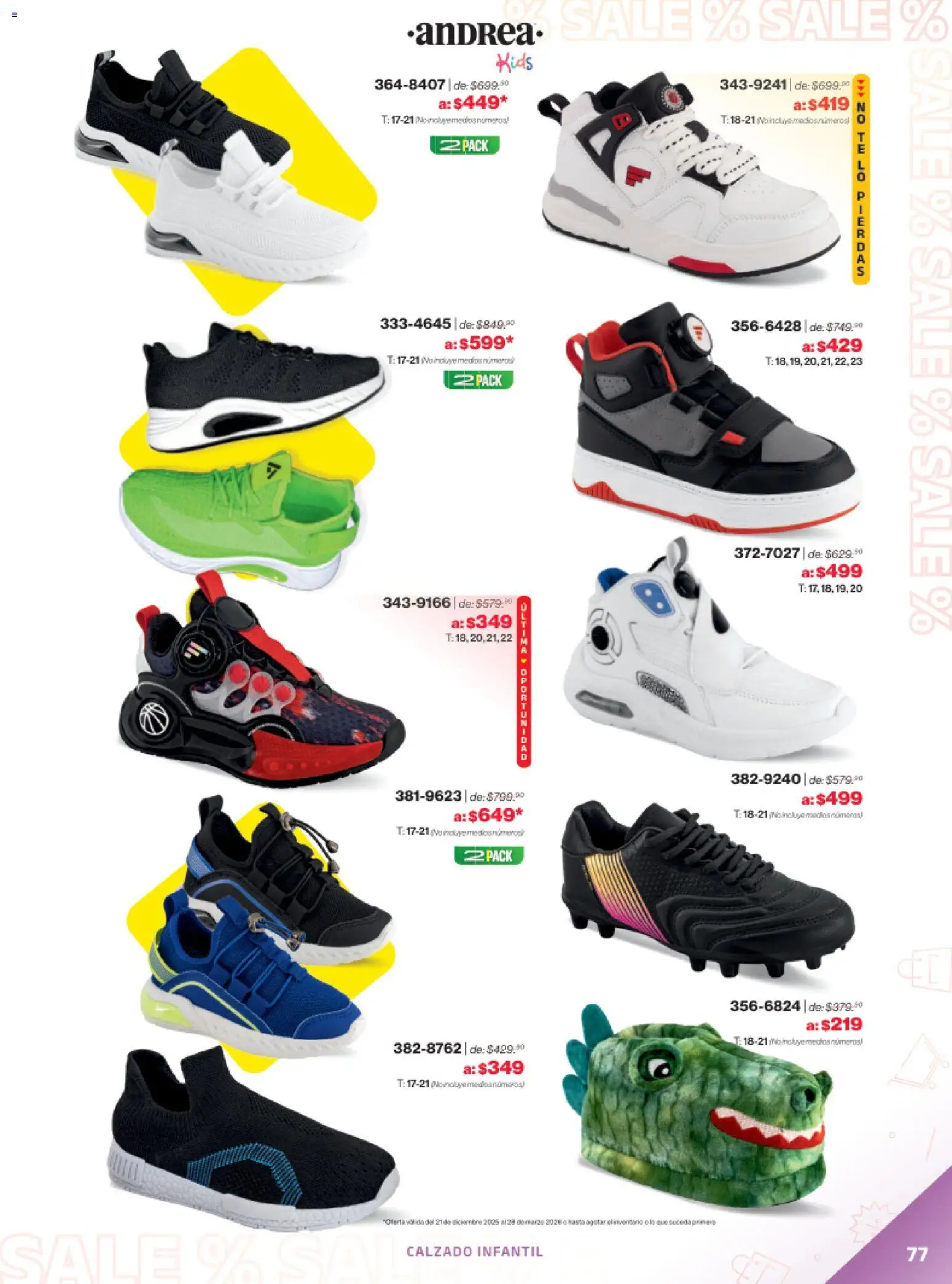 Nuevas ofertas de Andrea válidas en toda la República Mexicana desde el 21.12.2025. ¡Encuentra las mejores ofertas en Andrea catálogo Outlet! | Página: 77