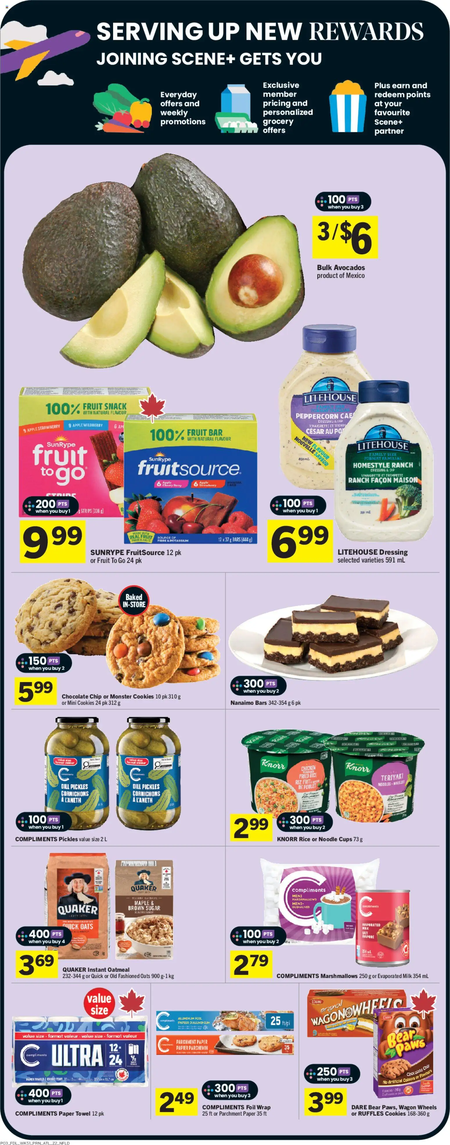 Foodland flyer valid from 16.04.2026 | Page: 4 | Products: Noodles, Cookies, Milk, Chicken