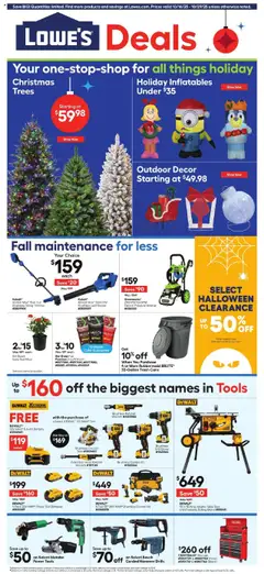 Preview of Lowe's weekly ads valid from 16.10.2025