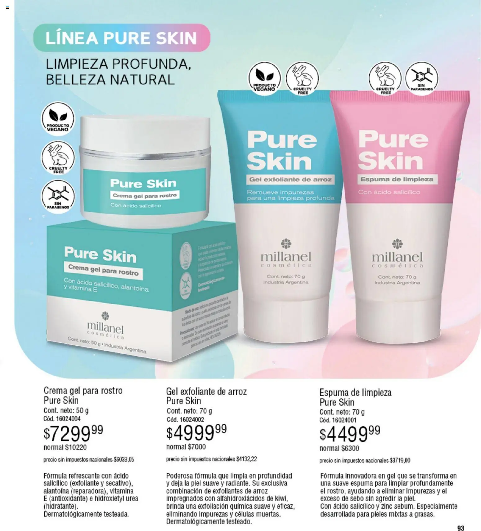 Millanel - Catálogo │ válido desde el 05.01.2026 | Página: 93 | Productos: Espuma, Arroz, Crema