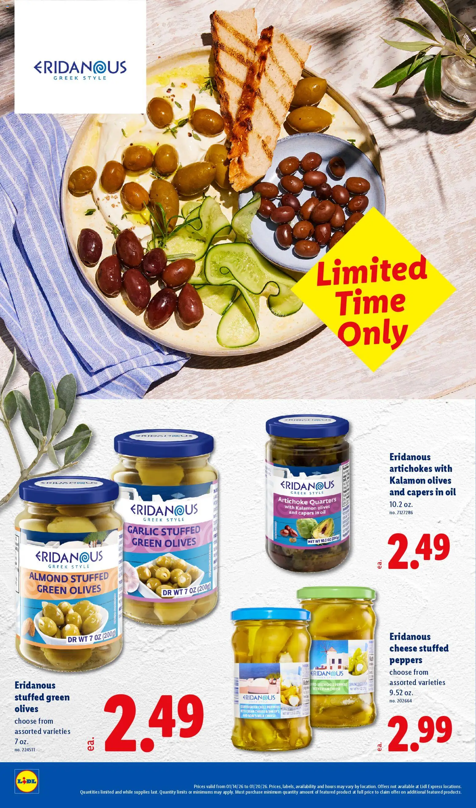 Lidl Weekly Ad - valid from 14.01.2026 | Page: 6 | Products: Peppers, Oil, Cream, Garlic