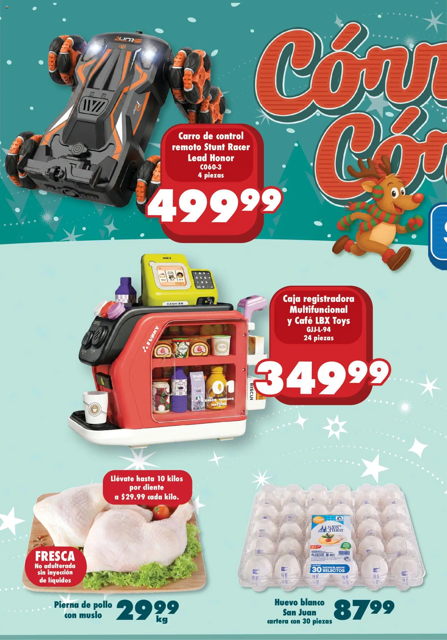 Nuevas ofertas de S-Mart válidas en toda la República Mexicana desde el 02.12.2025. ¡Encuentra las mejores ofertas en S-Mart folleto Reynosa! | Página: 2 | Productos: Pollo, Huevos, Café, Control remoto