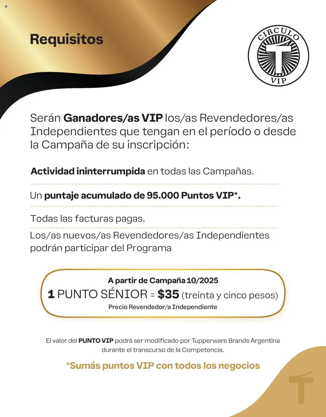 Tupperware - Círculo VIP y Programa SÉNIOR 2025 │ válido desde el 01.10.2025 | Página: 8 | Productos: Campana