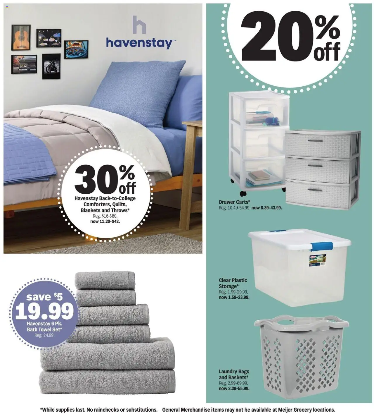 Meijer Early fall finds at great prices - valid from 24.08.2025 | Page: 2 | Products: Bath