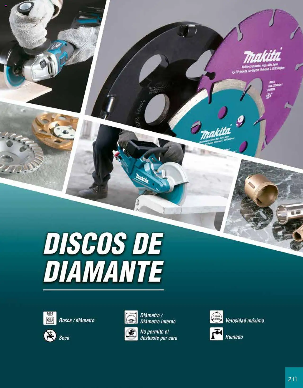 Nuevas ofertas de Makita válidas en toda la República Mexicana desde el 08.07.2024. ¡Encuentra las mejores ofertas en Makita catálogo Accesorios! | Página: 211