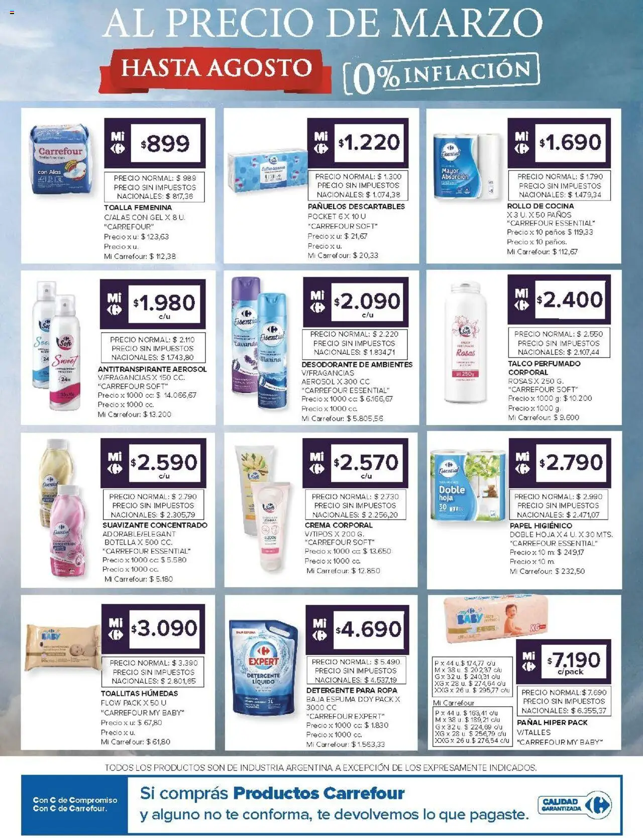 Carrefour Market catálogo │ válido desde el 04.06.2025 | Página: 11 | Productos: Toallitas húmedas, Detergente, Espuma, Crema