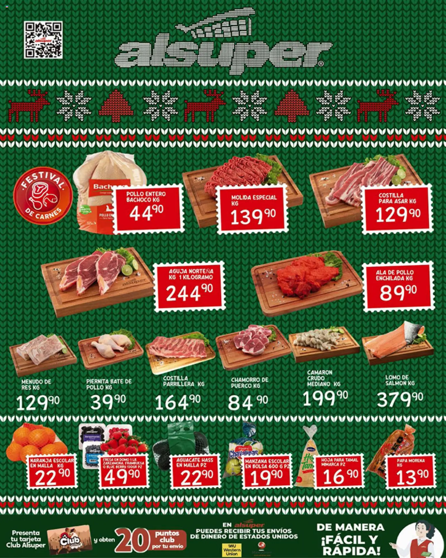 Nuevas ofertas de Alsuper válidas en toda la República Mexicana desde el 19.12.2025. ¡Encuentra las mejores ofertas en Alsuper folleto Chihuahua Capital! | Página: 8 | Productos: Papa, Bolsa, Manzana, Malla