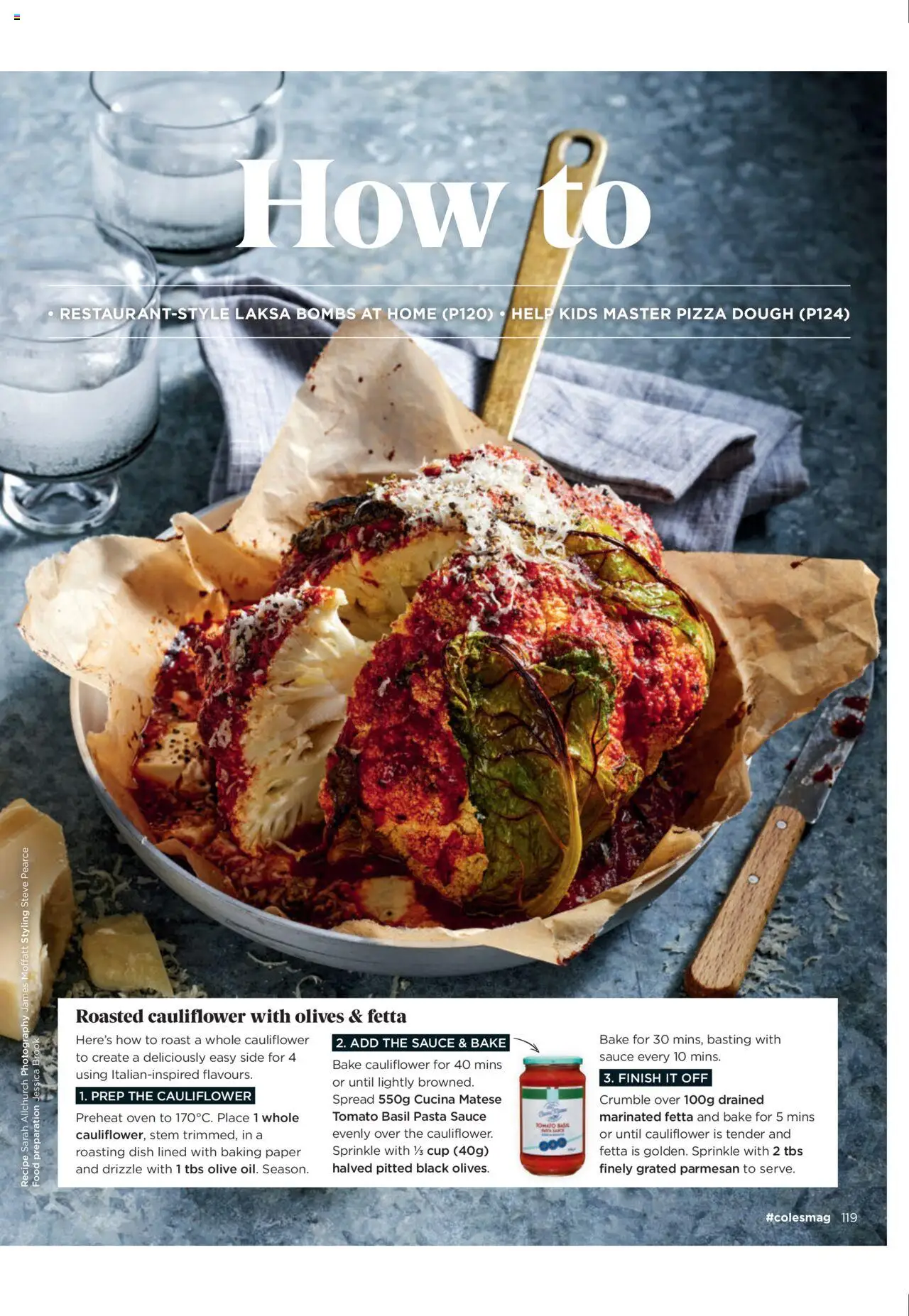 Coles catalogue - valid from 07.08.2025 | Page: 119 | Products: Pasta, Sauce, Cauliflower, Oven