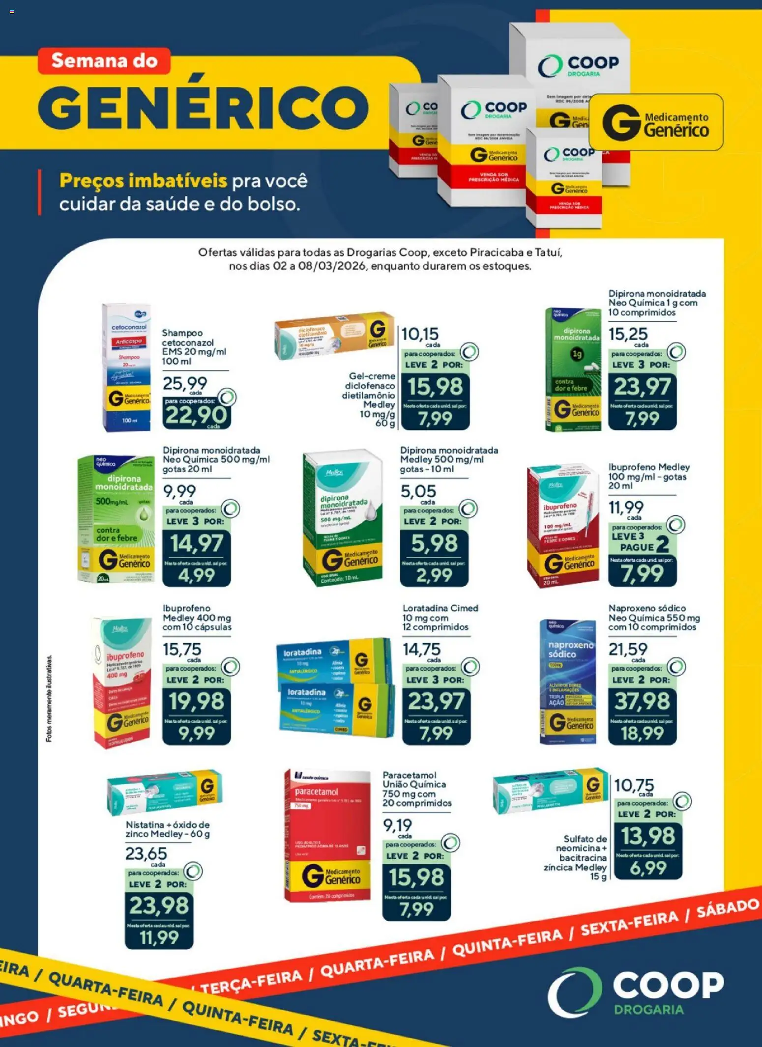 Coop Folheto - válido de 02.03.2026 | Página: 1 | Produtos: Shampoo, Pó, Sal