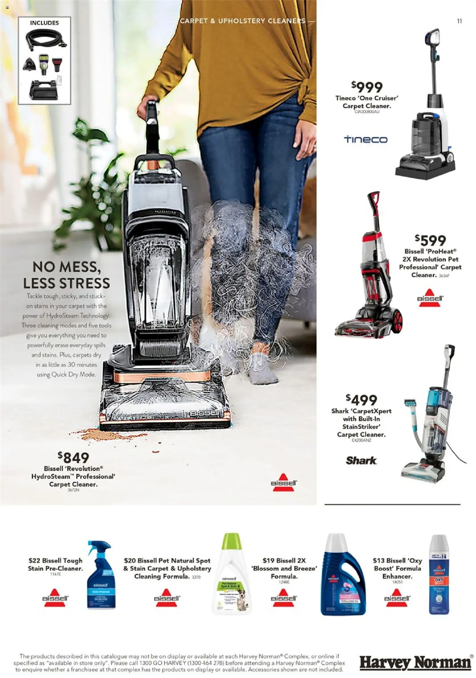 Harvey Norman catalogue - valid from 24.03.2026 | Page: 11 | Products: Carpet, Accessories, Tools