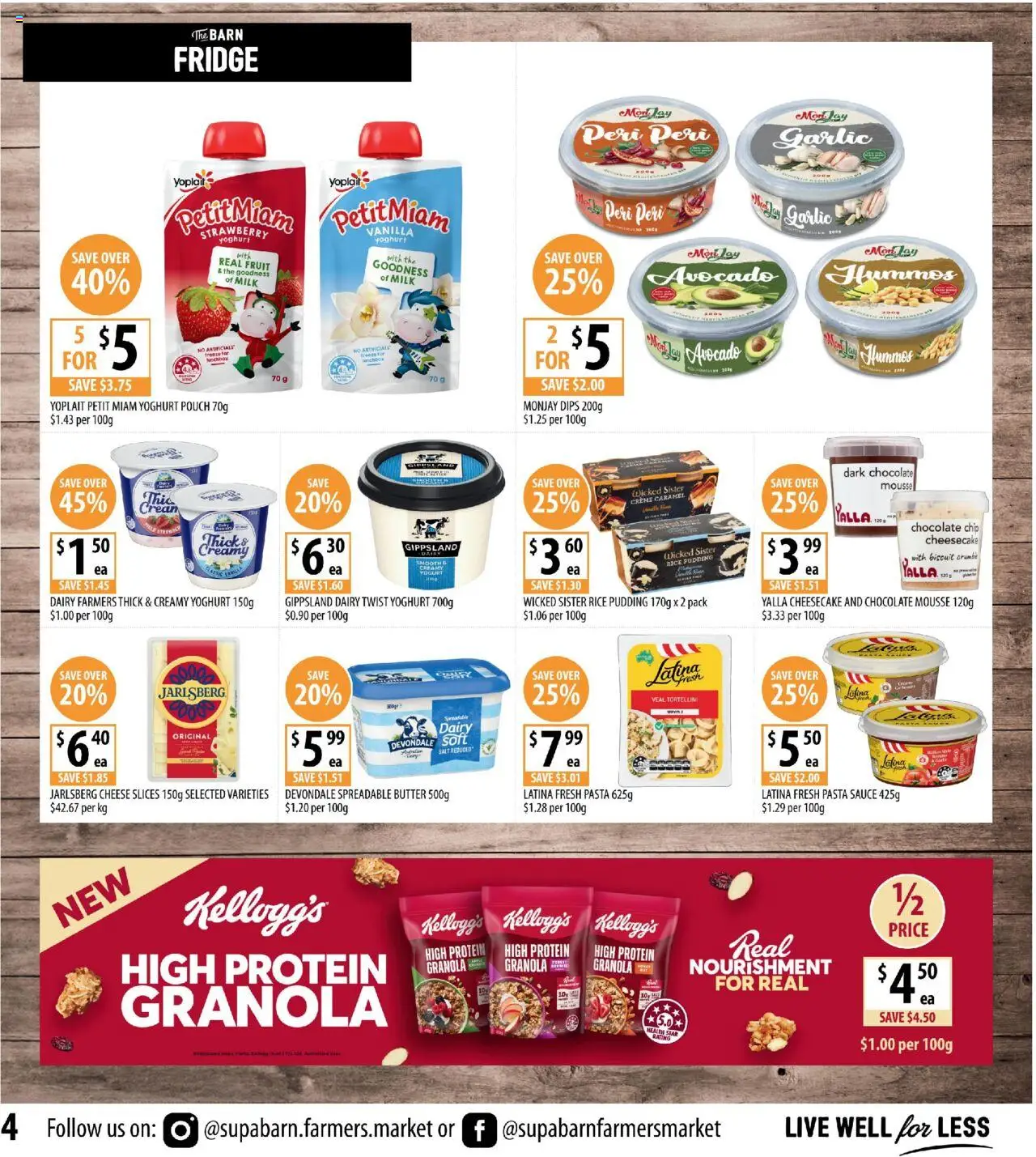 Supabarn catalogue - valid from 08.10.2025 | Page: 4 | Products: Milk, Rice, Garlic, Fridge