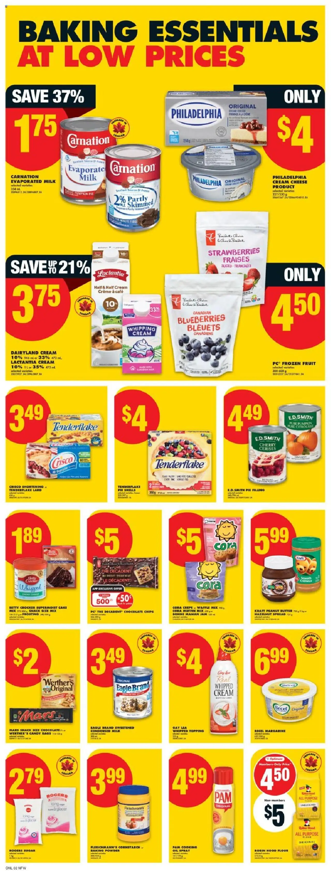 No Frills flyer valid from 25.09.2025 | Page: 7 | Products: Butter, Oil, Chocolate, Pumpkin