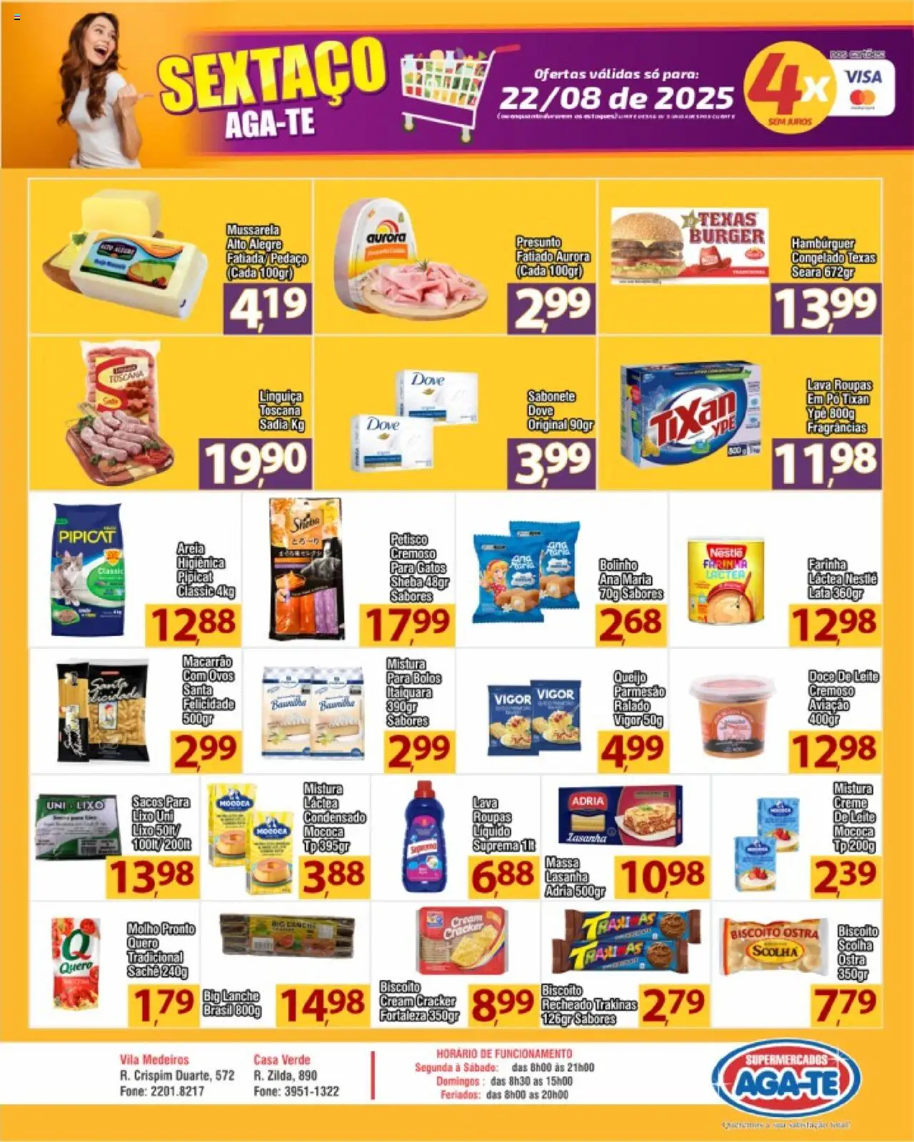 Rede Plus Supermercados Folheto - válido de 22.08.2025 | Página: 1 | Produtos: Pó, Biscoito, Roupas, Sabonete