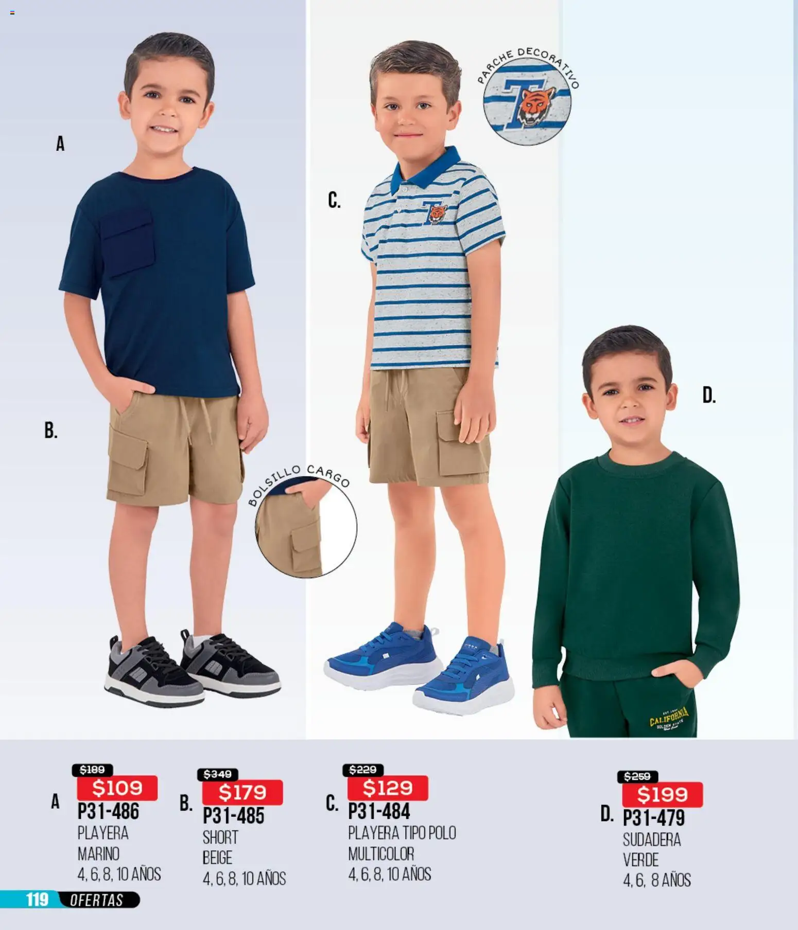 Nuevas ofertas de Cklass válidas en toda la República Mexicana desde el 12.01.2026. ¡Encuentra las mejores ofertas en Cklass catálogo Mega Ofertas Ropa! | Página: 120 | Productos: Sudadera, Playera, Short