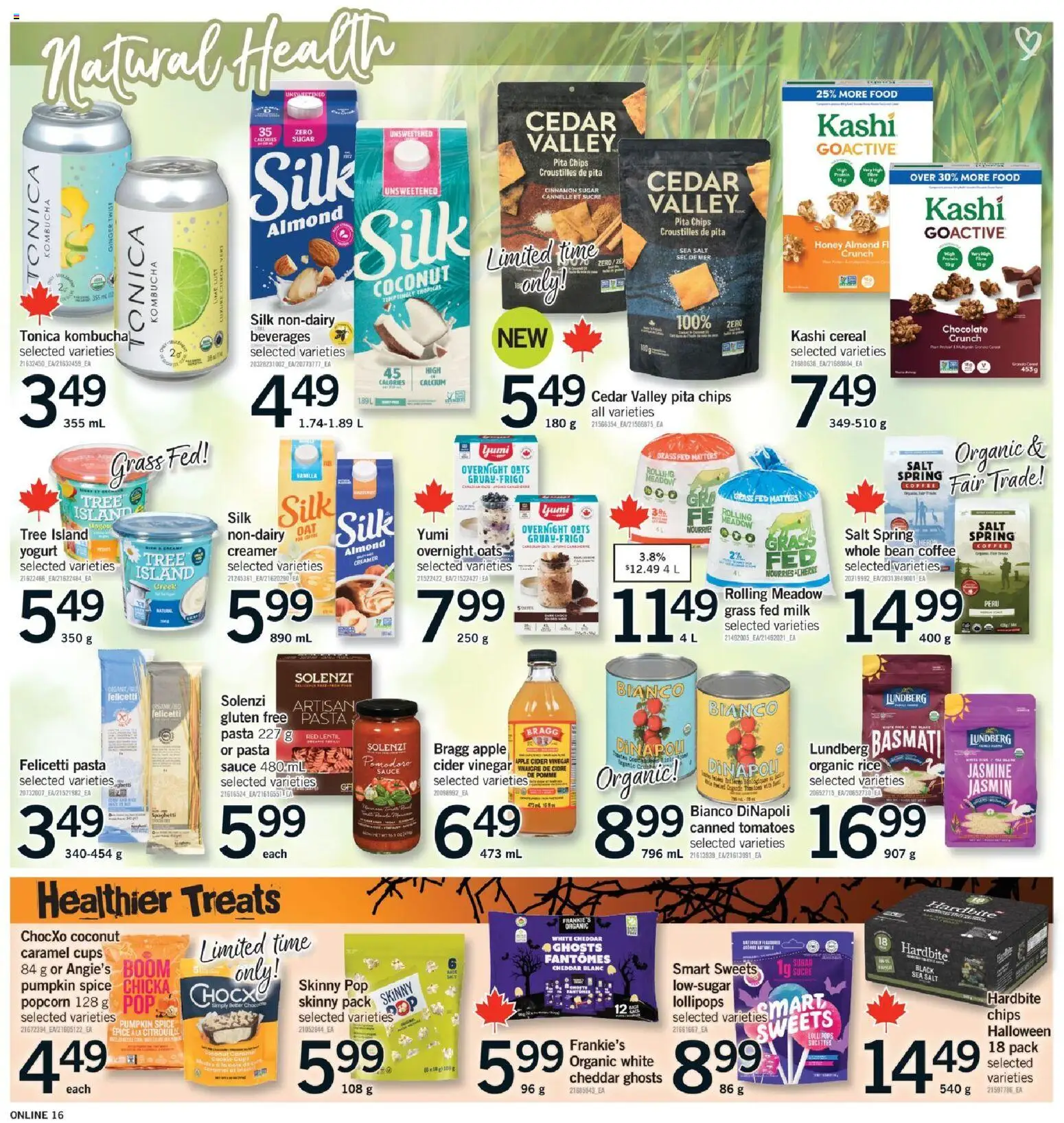 Fortinos flyer valid from 23.10.2025 | Page: 16 | Products: Rice, Pasta, Coffee, Chocolate