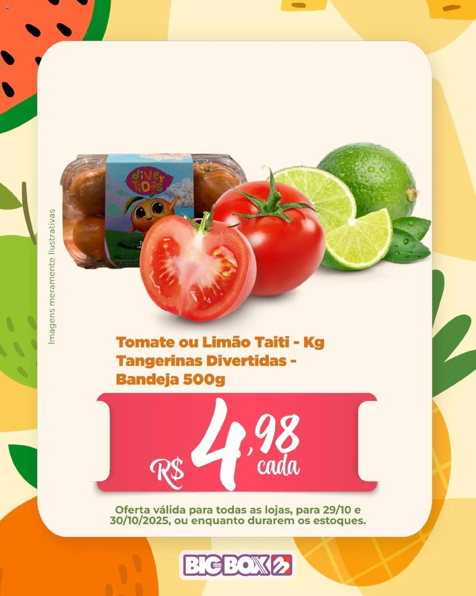 Big Box Folheto - válido de 29.10.2025 | Página: 8 | Produtos: Tangerinas, Bandeja