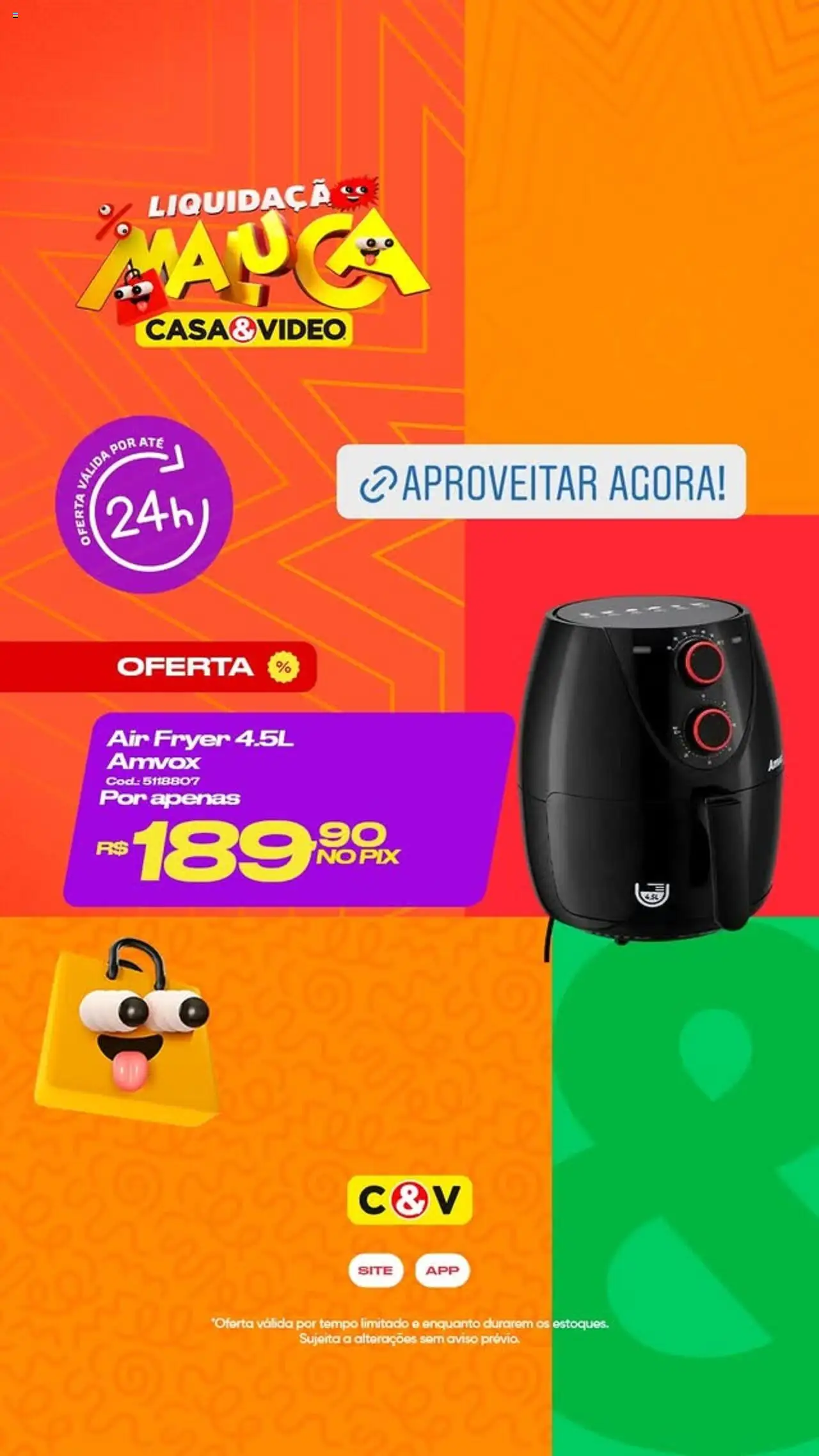 Casa e Video Folheto - válido de 09.07.2025 | Página: 4 | Produtos: Air fryer