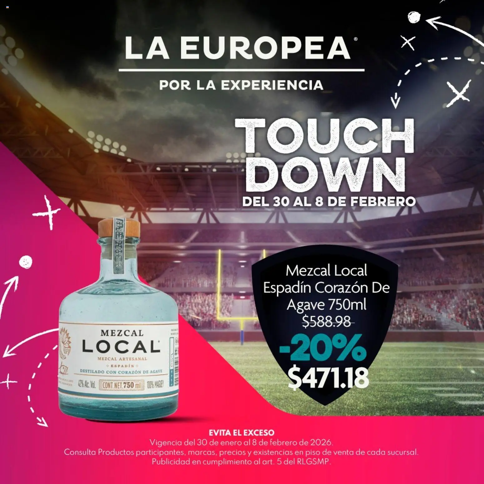 Nuevas ofertas de Walmart Express válidas en toda la República Mexicana desde el 30.01.2026. ¡Encuentra las mejores ofertas en Walmart Express folleto Touch Down! | Página: 5