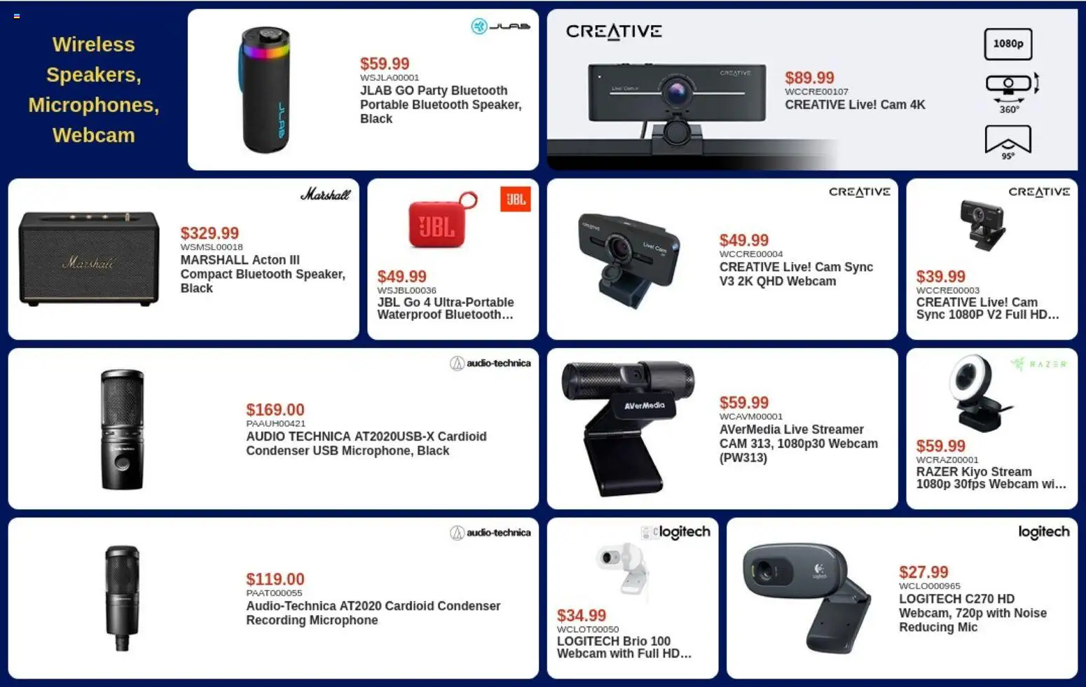 Canada Computers flyer valid from 24.04.2026 | Page: 12 | Products: Audio, Microphone