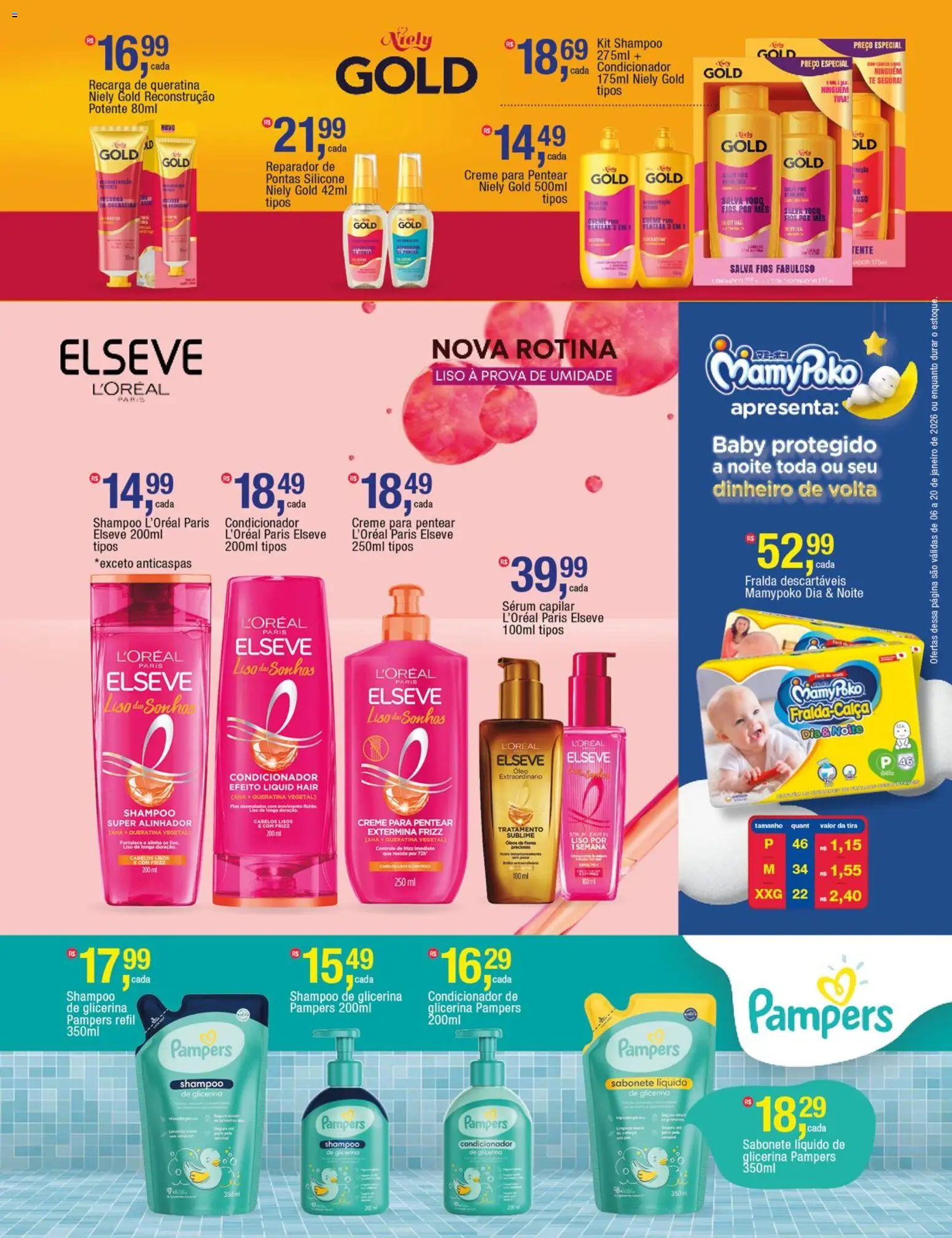 Frangolândia Folheto - válido de 06.01.2026 | Página: 4 | Produtos: Pampers, Condicionador, Creme, Creme para pentear