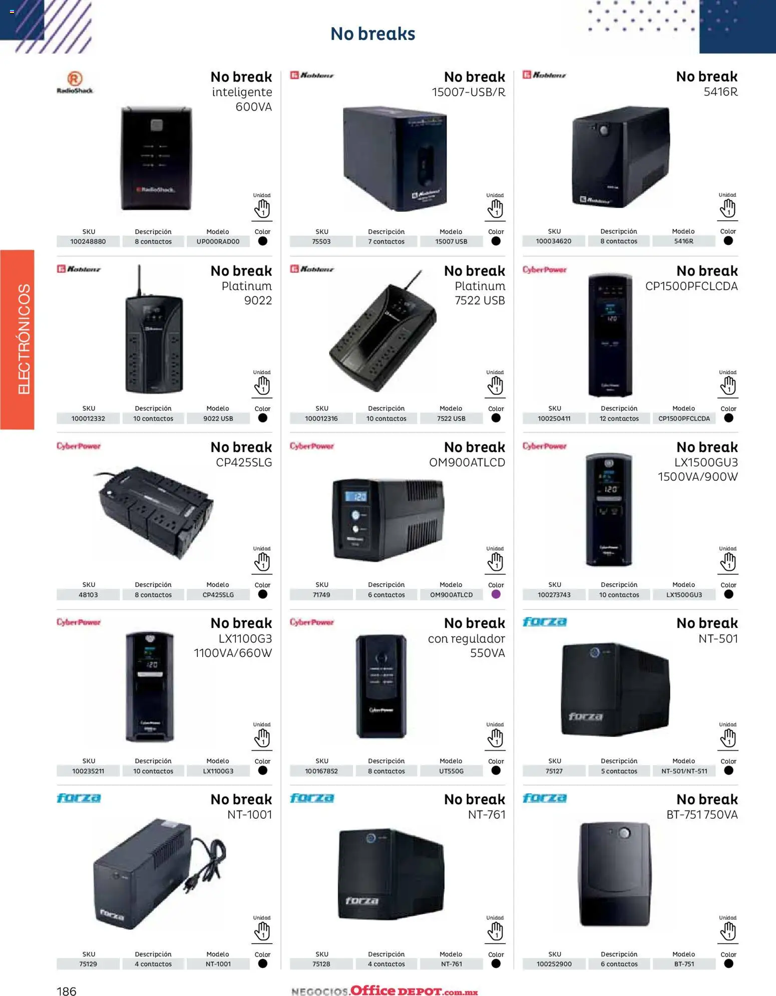 Nuevas ofertas de Office Depot válidas en toda la República Mexicana desde el 12.01.2026. ¡Encuentra las mejores ofertas en Office Depot catálogo 2026! | Página: 188 | Productos: Usb