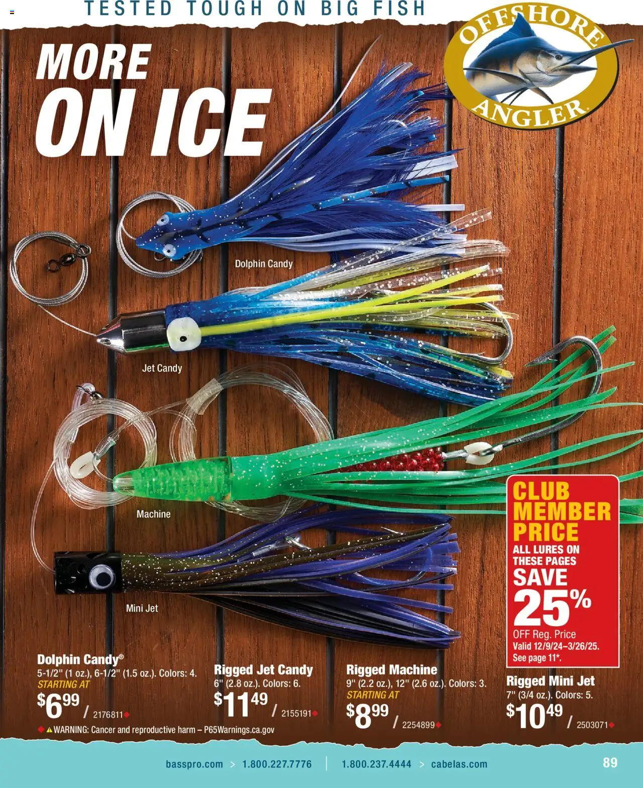 Cabela's Saltwater Specialist 25 - valid from 01.01.2025 | Page: 89 | Products: Fish