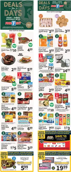 Preview of Food City weekly ads valid from 28.11.2025
