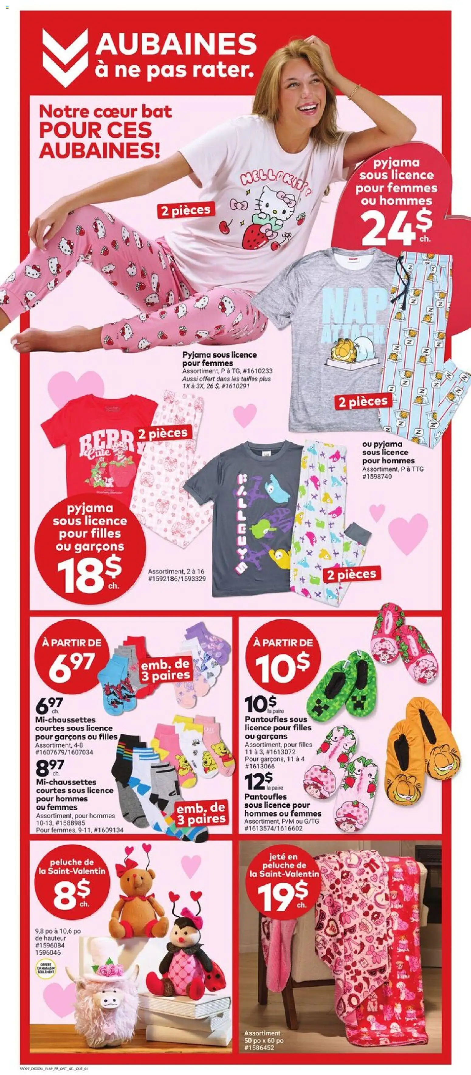 Giant Tiger flyer valid from 04.02.2026 | Page: 5 | Products: Slippers, Blanket, Shoes, Socks