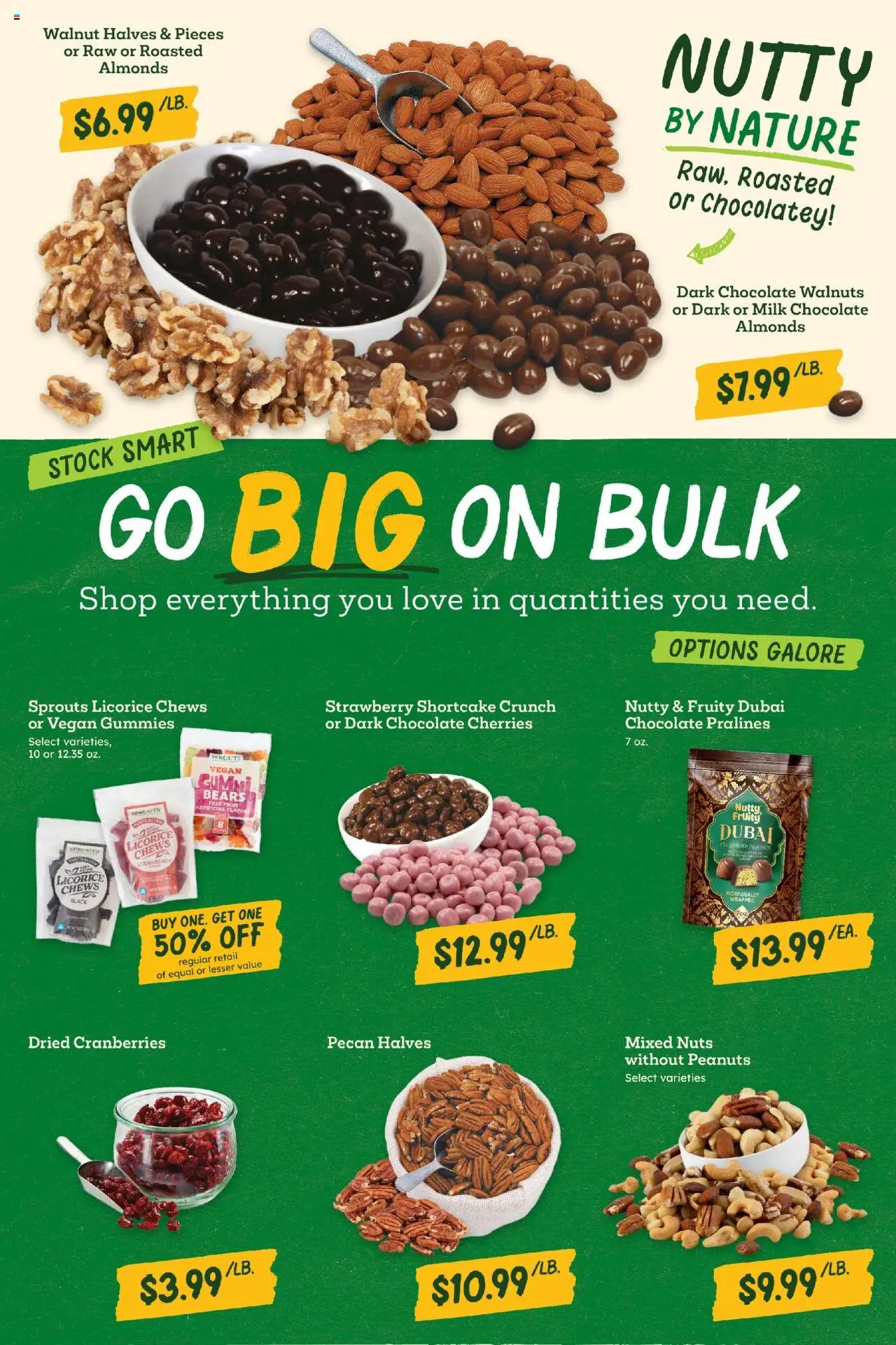 Sprouts Weekly Ad - valid from 20.08.2025 | Page: 8 | Products: Cherries, Milk, Chocolate, Nuts