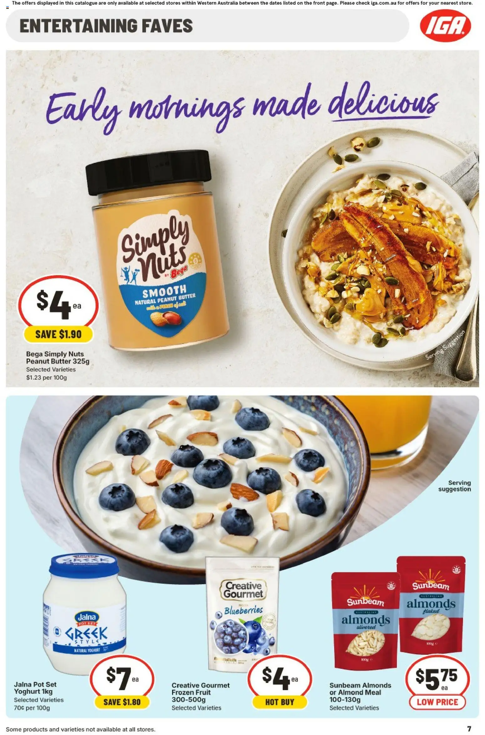 IGA catalogue - valid from 07.01.2026 | Page: 10 | Products: Pot, Butter, Yoghurt, Blueberries
