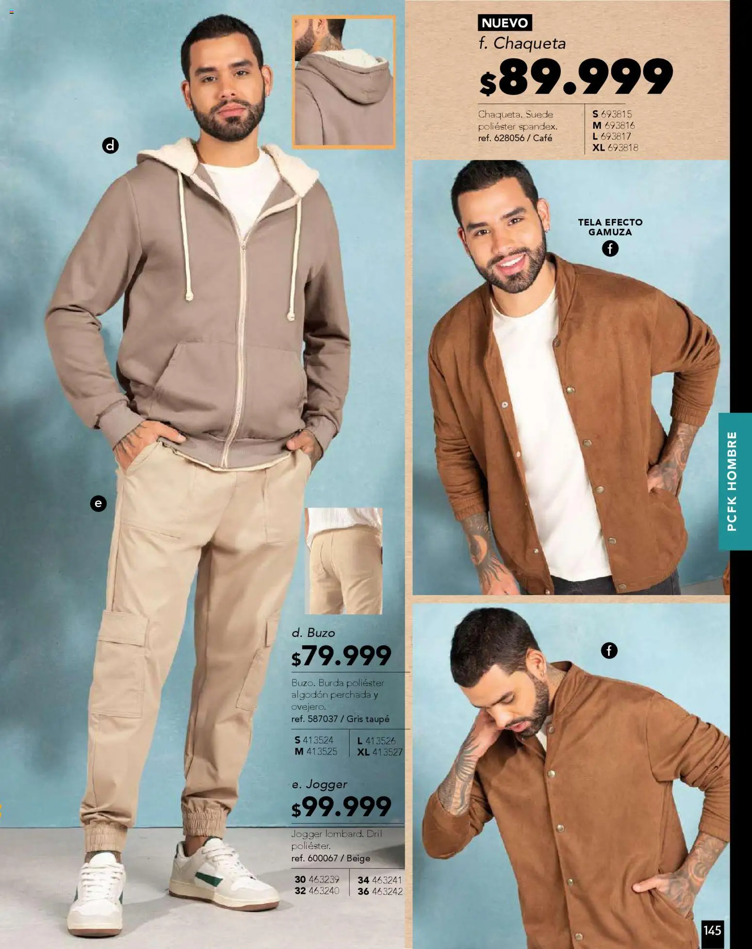 Pacifika revista - valida desde el 01.11.2025 | Página: 145 | Productos: Algodón, Buzo, Chaqueta, Café