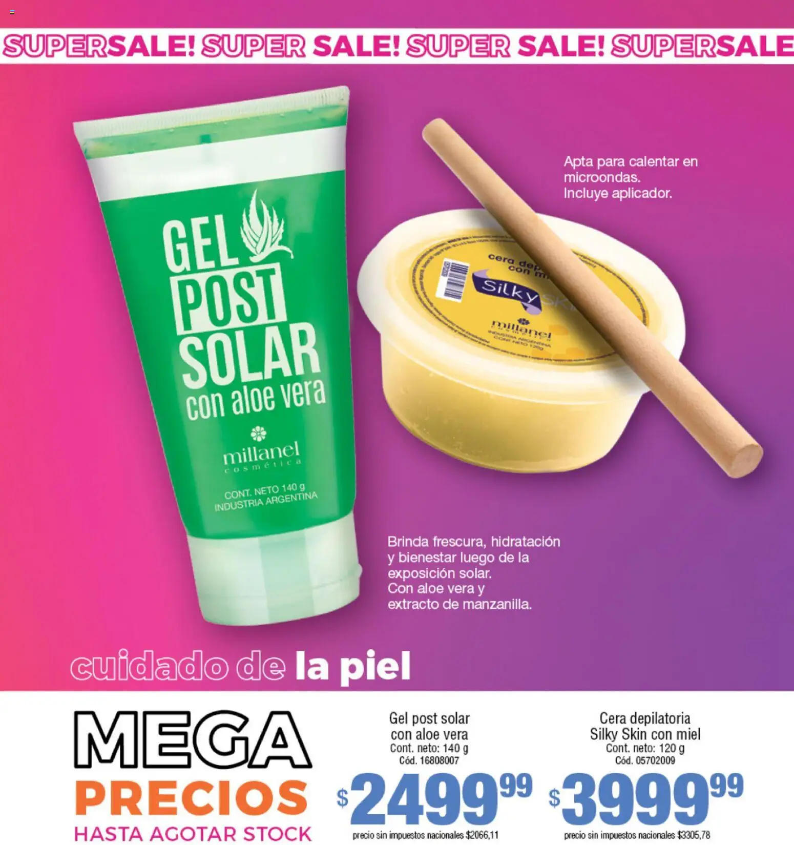 Millanel - Catálogo │ válido desde el 10.11.2025 | Página: 133 | Productos: Cera, Microondas