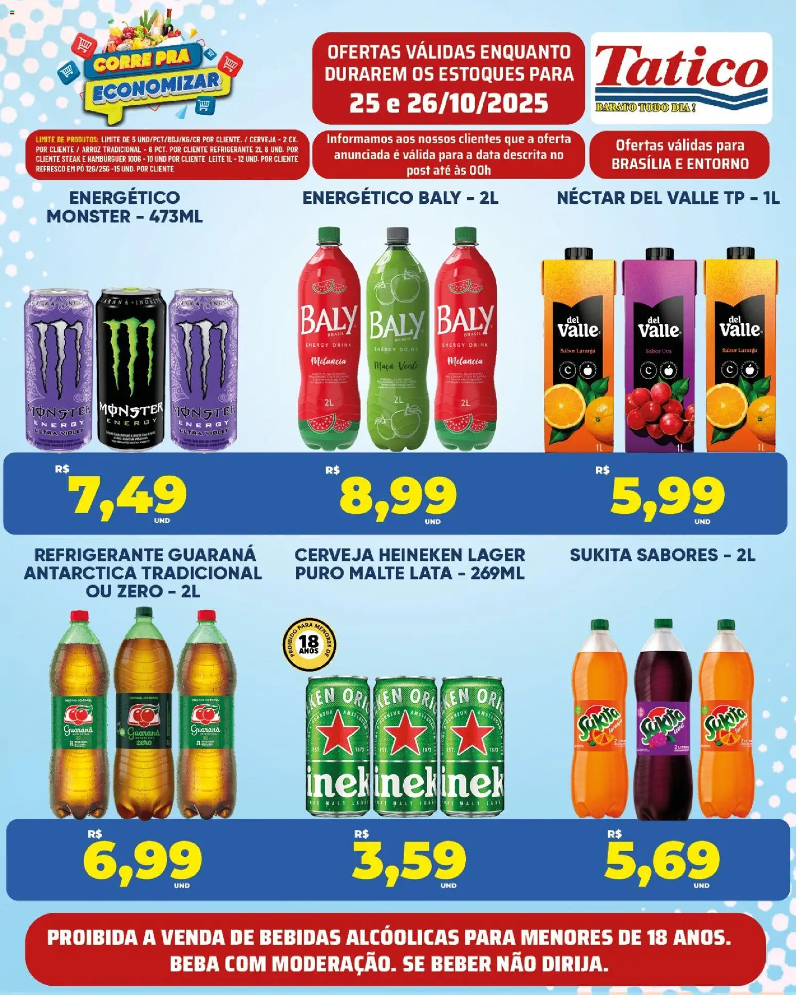 Tatico Folheto - válido de 27.10.2025 | Página: 29 | Produtos: Refresco, Leite, Arroz, Heineken